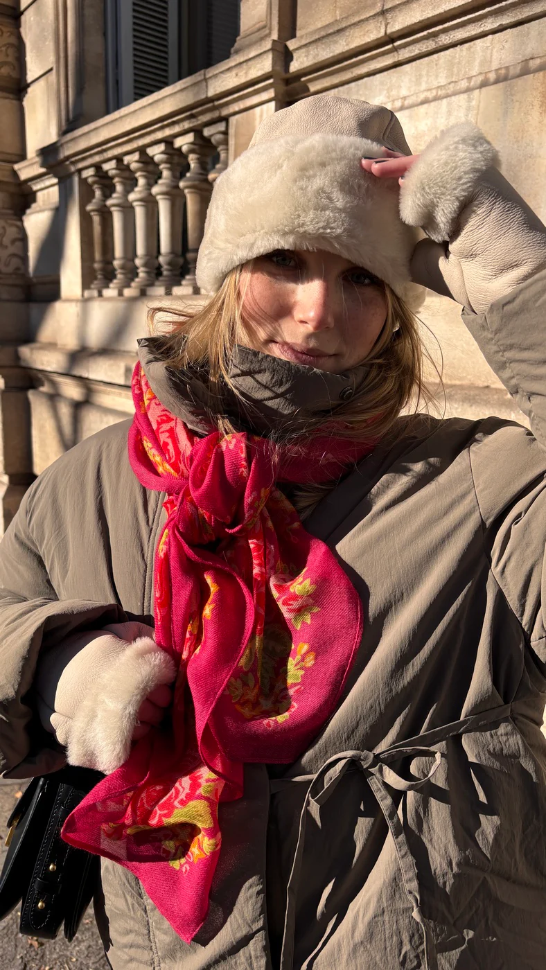 Foulard Elena - Rose - Image 4