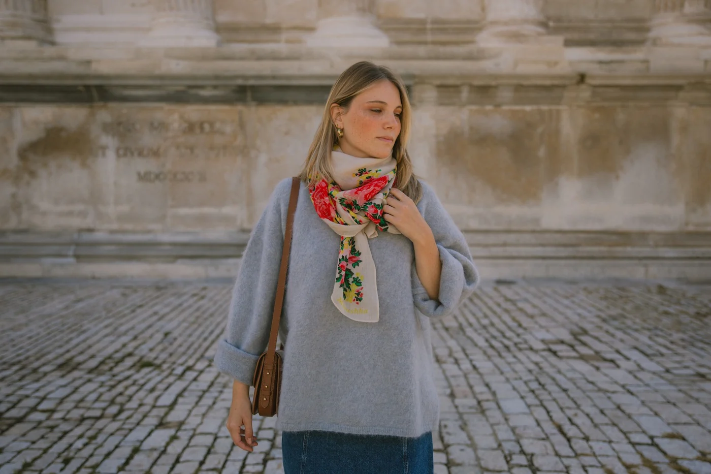 Foulard Elena - Ecru - Image 4