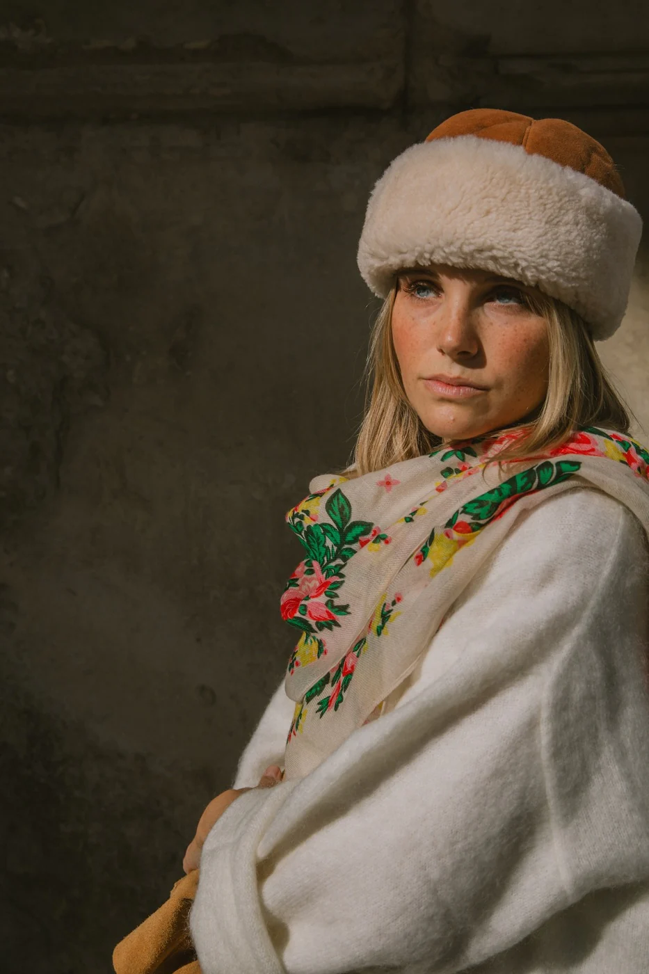 Foulard Elena - Ecru - Image 7