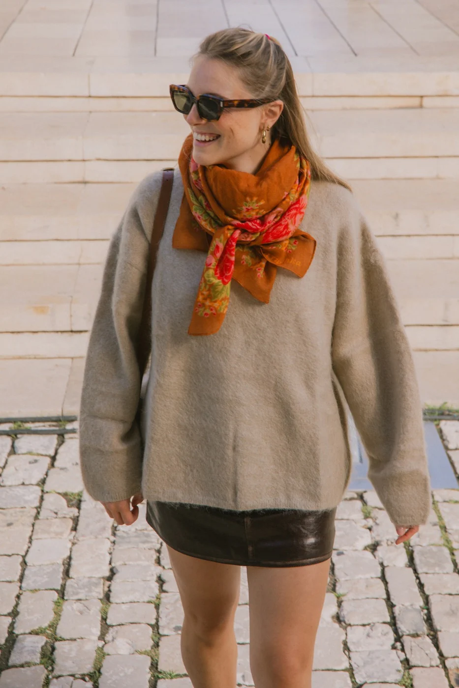 Foulard Elena - Marron - Image 10