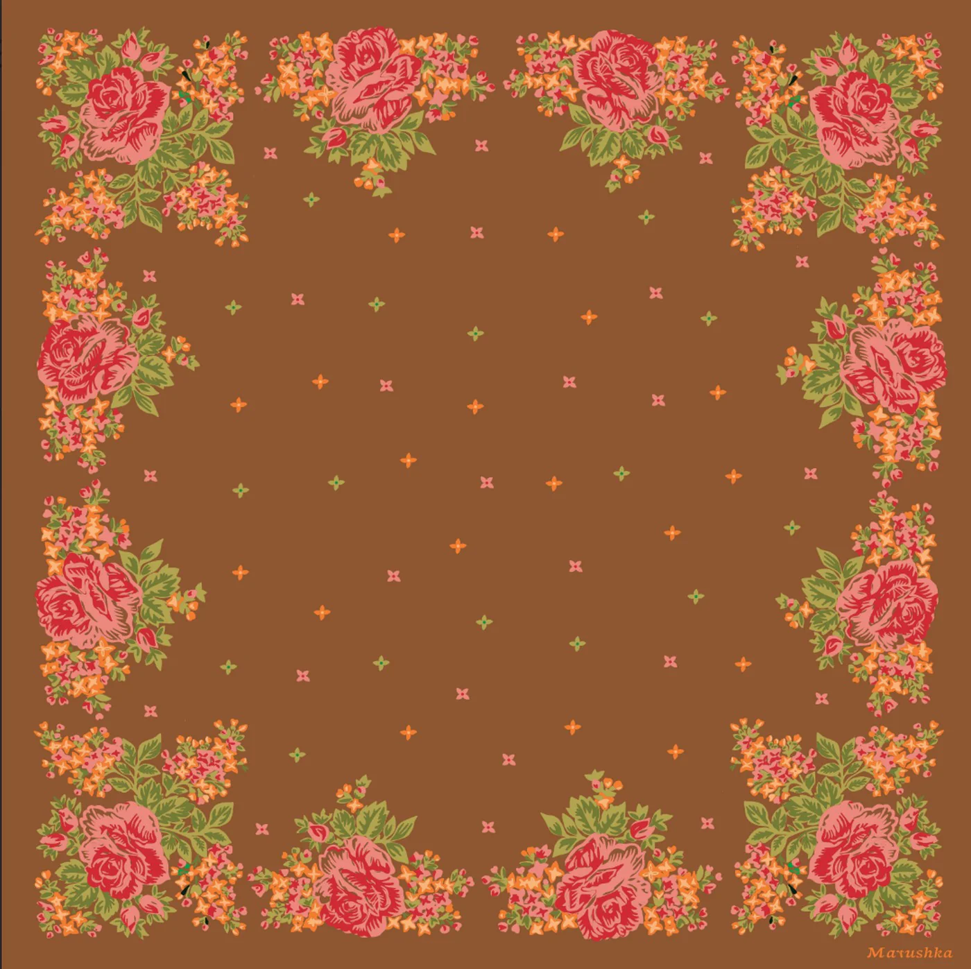 Foulard Elena - Marron - Image 2