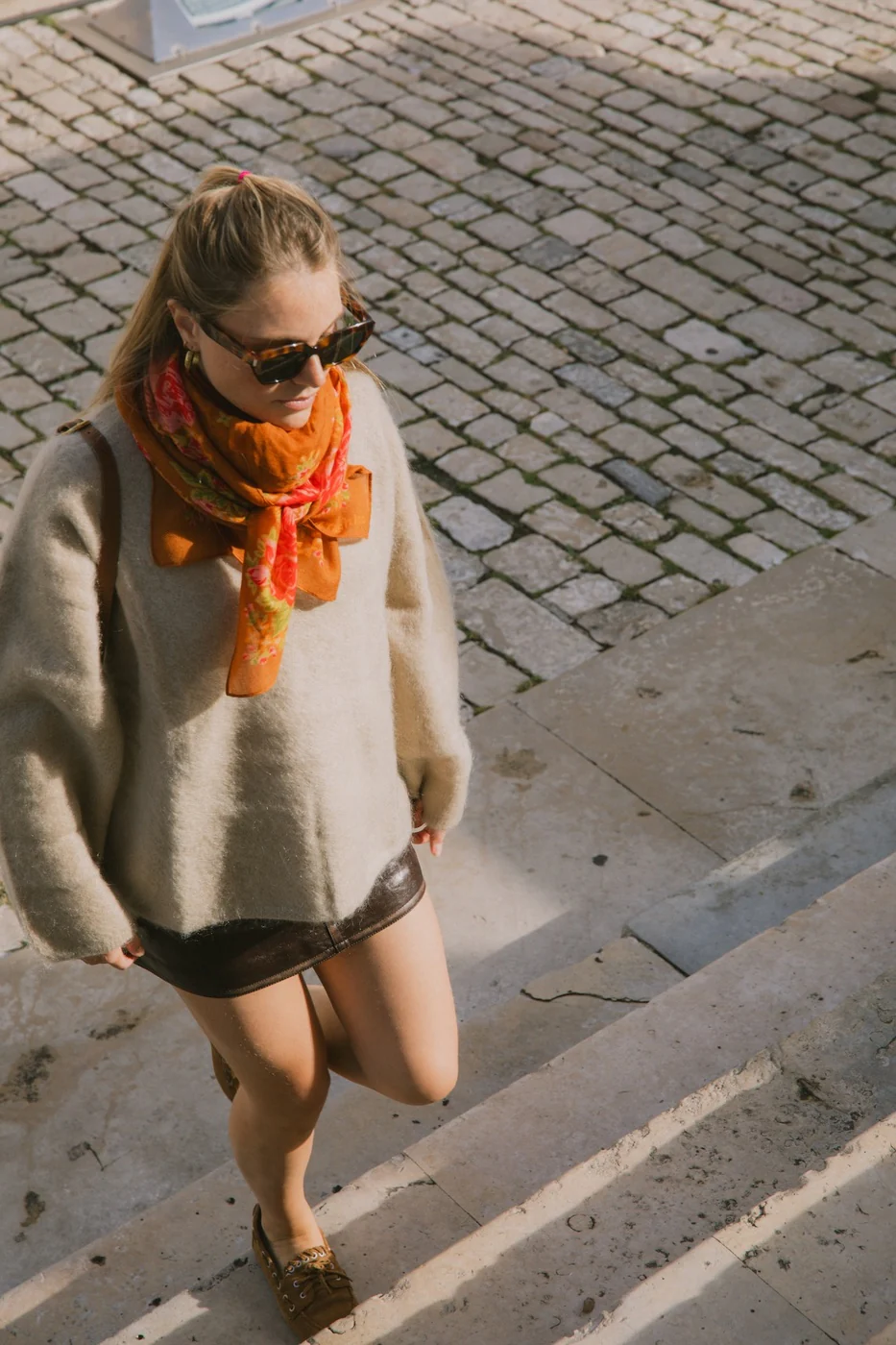 Foulard Elena - Marron - Image 8