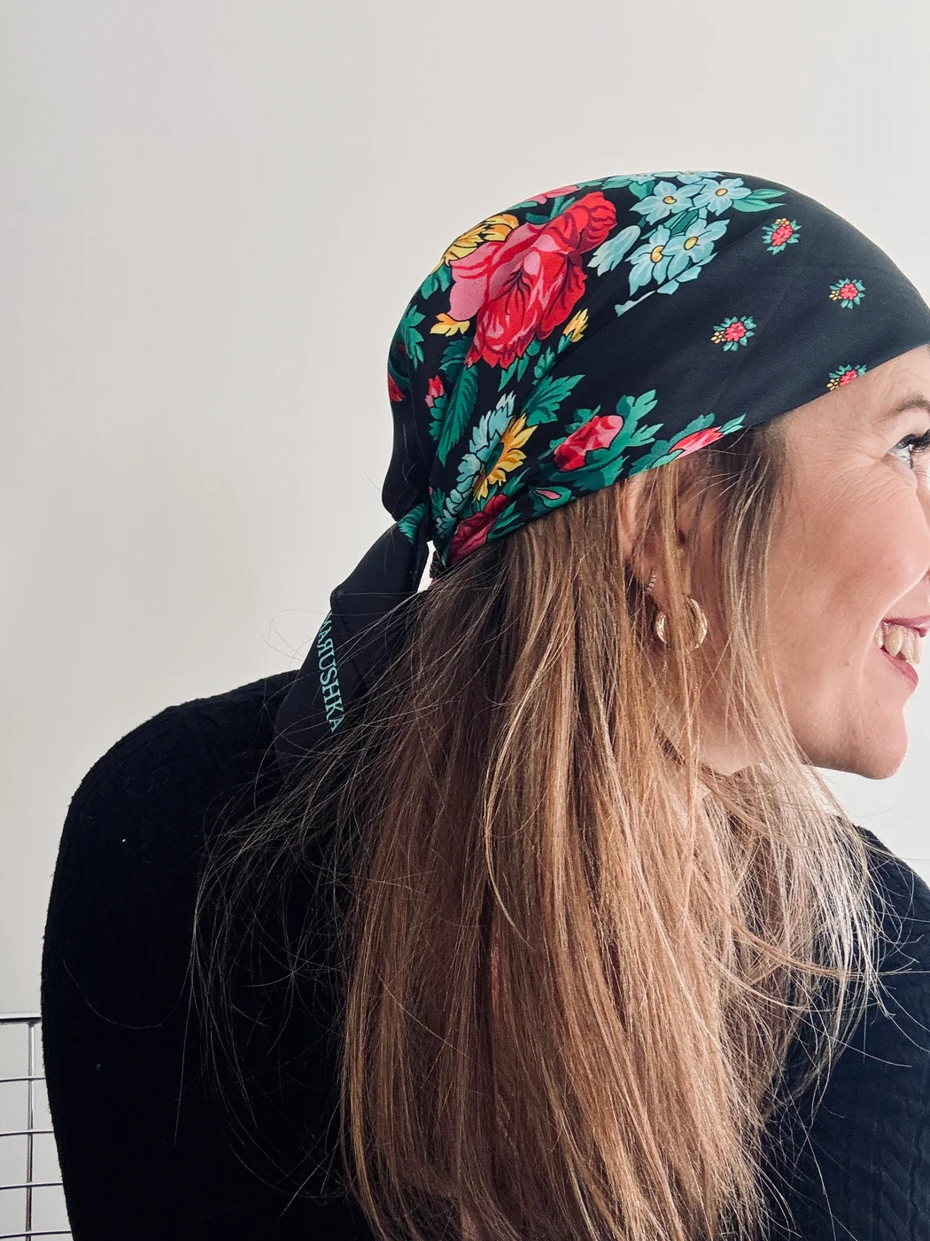Foulard Pivonka - Noir - Image 2