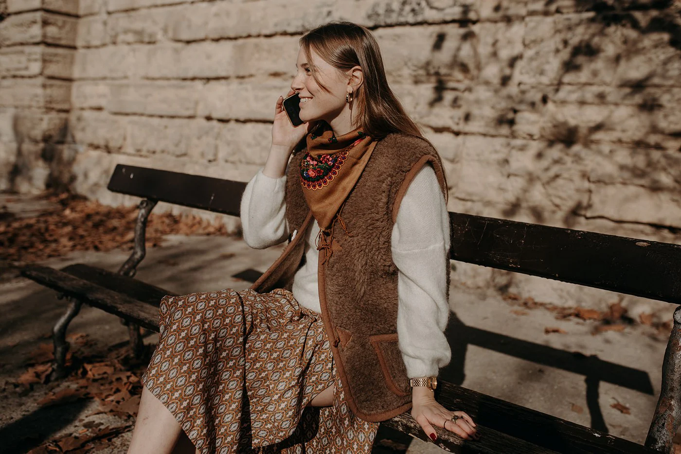 Gilet Michka - Marron - Image 3