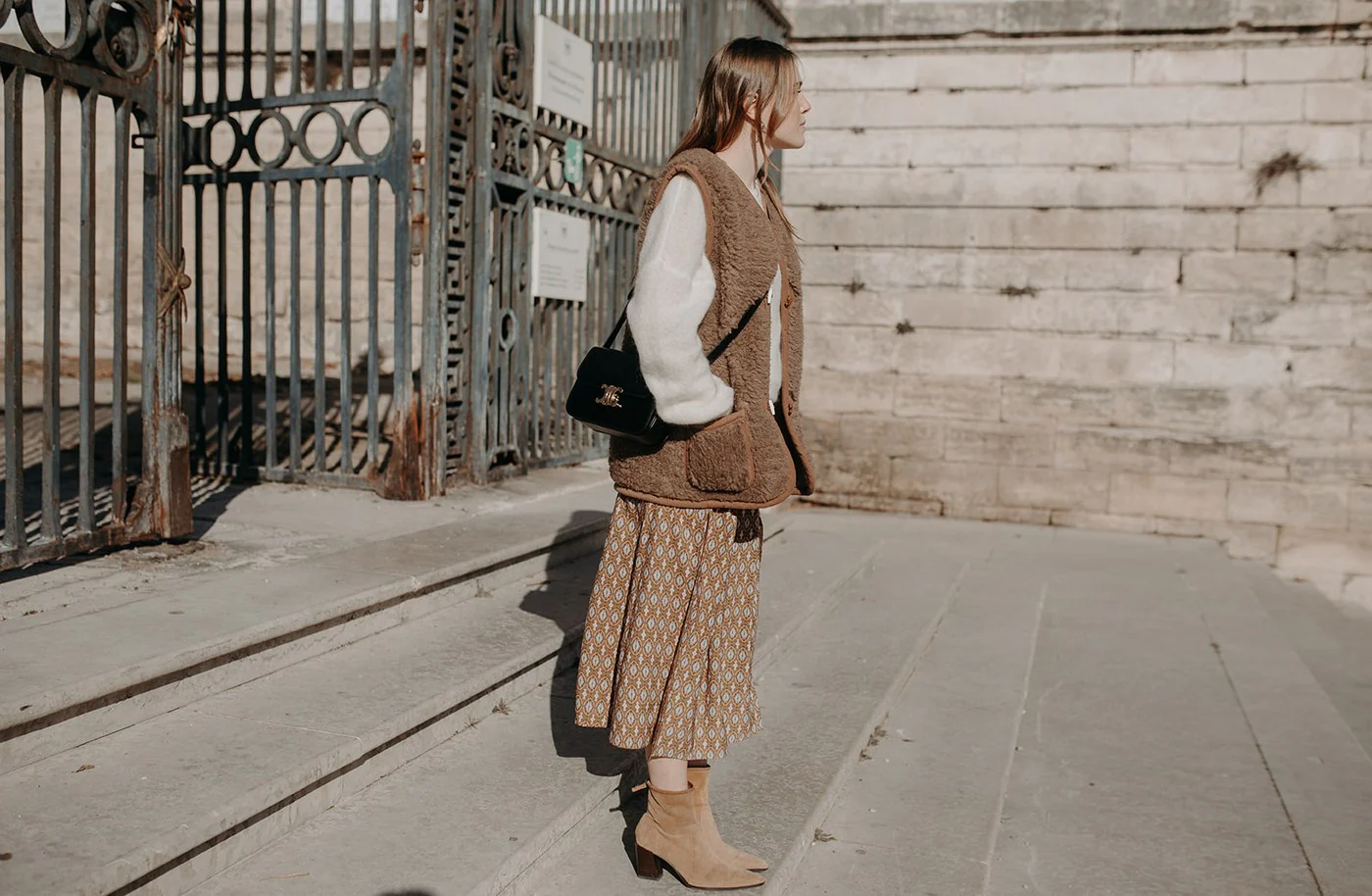 Gilet Michka - Marron - Image 4