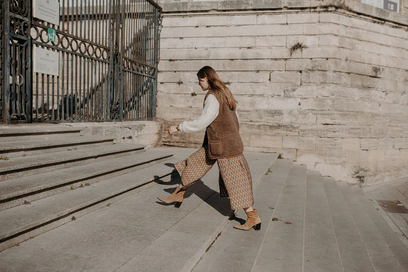 Gilet Michka - Marron - Image 5