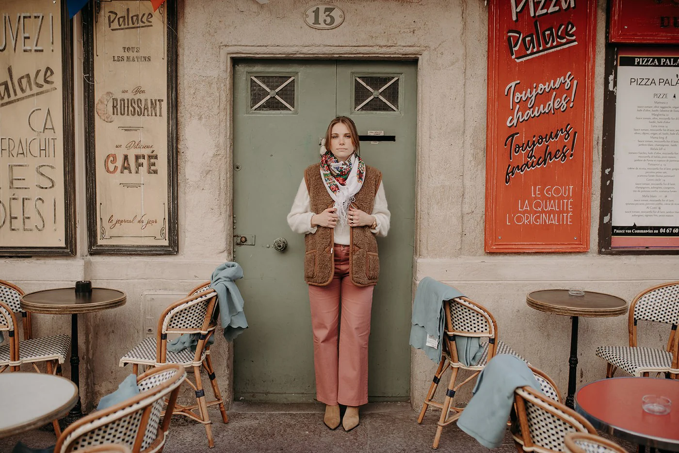 Gilet Michka - Marron - Image 6