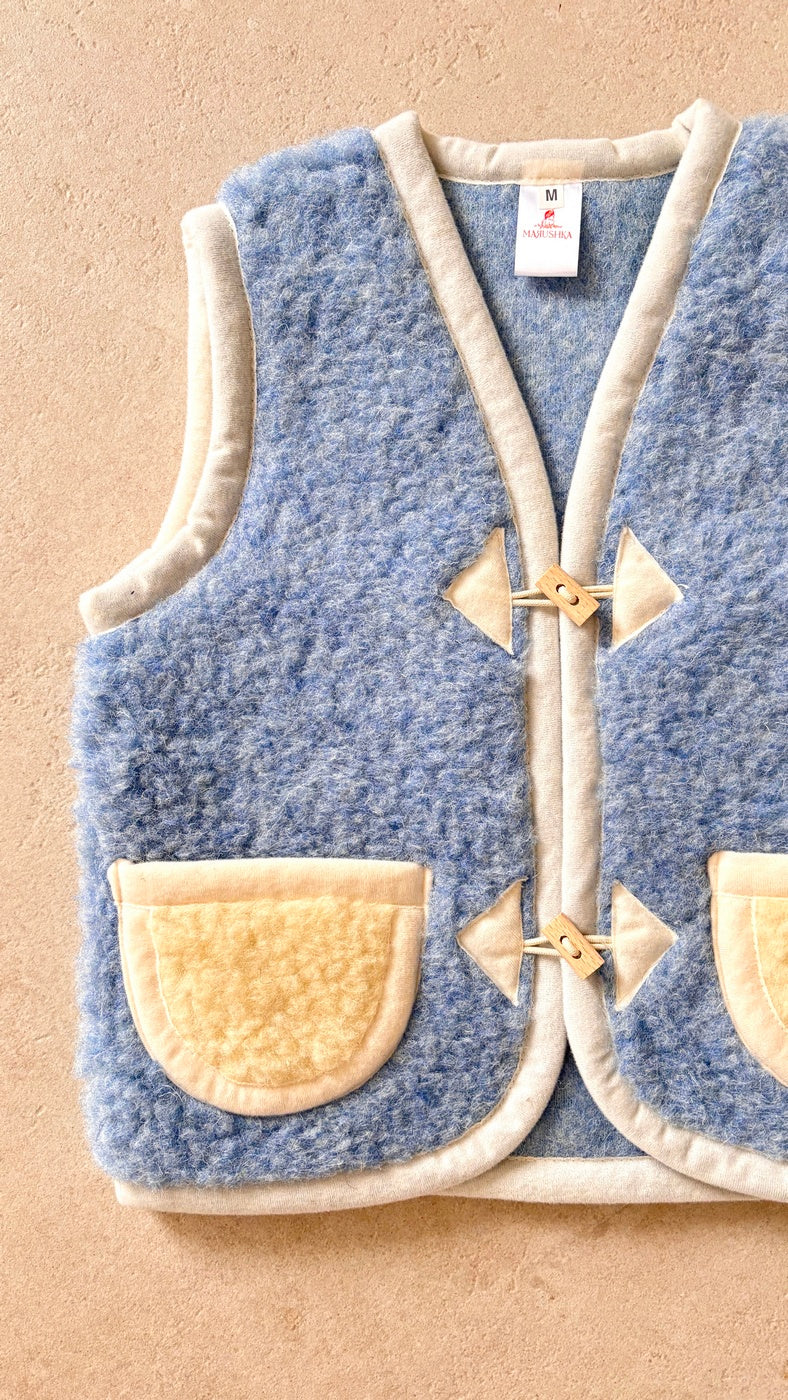 Gilet Michka - Bleu - Enfant - Image 4