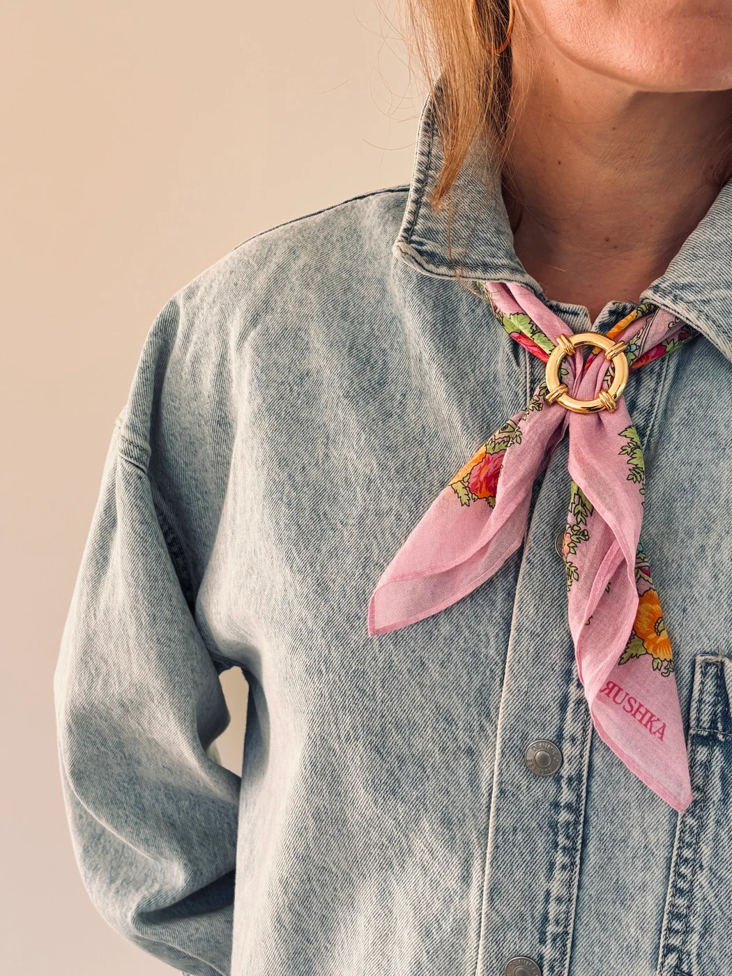 Mini Foulard Slave - Lila - Image 5