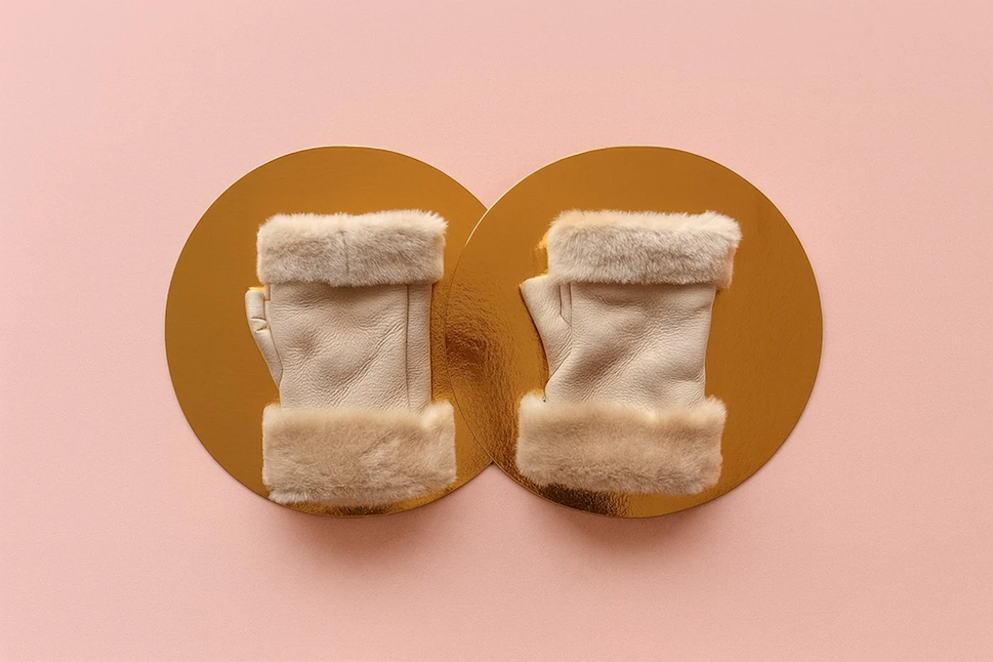 Mitaines - Beige - Image 2