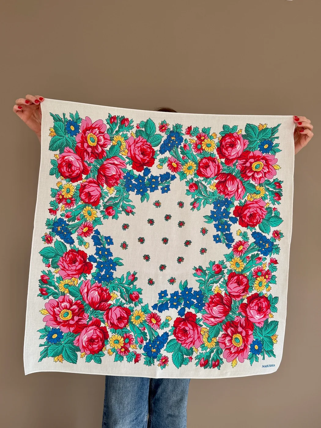 Foulard Pivonka - Blanc - Image 5
