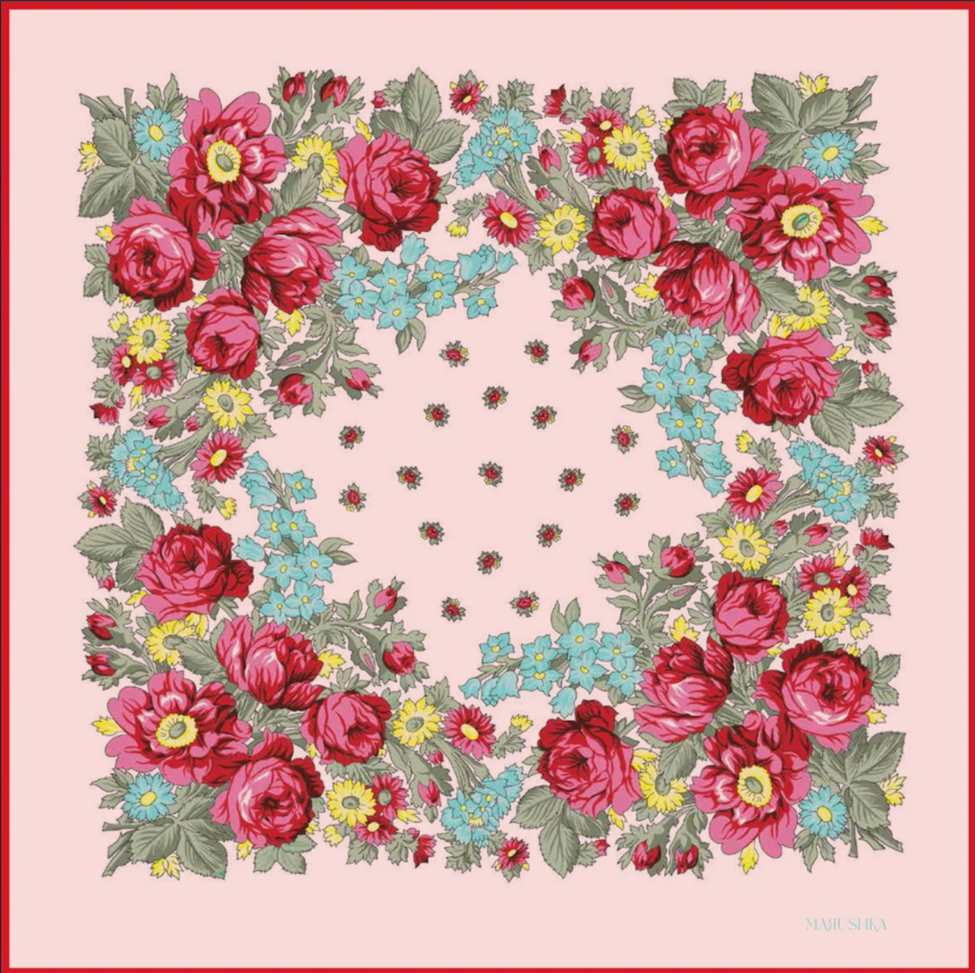 Foulard Pivonka - Rose - Image 3