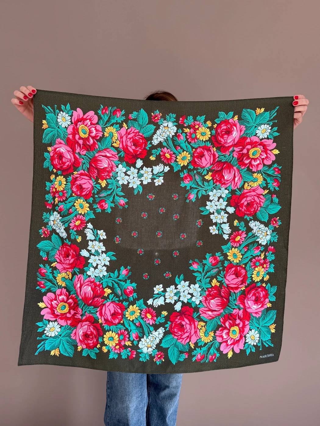 Foulard Pivonka - Kaki - Image 5