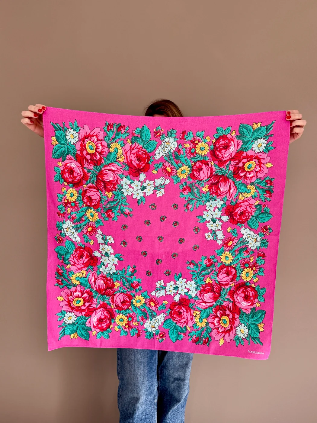 Foulard Pivonka - Rose - Image 2
