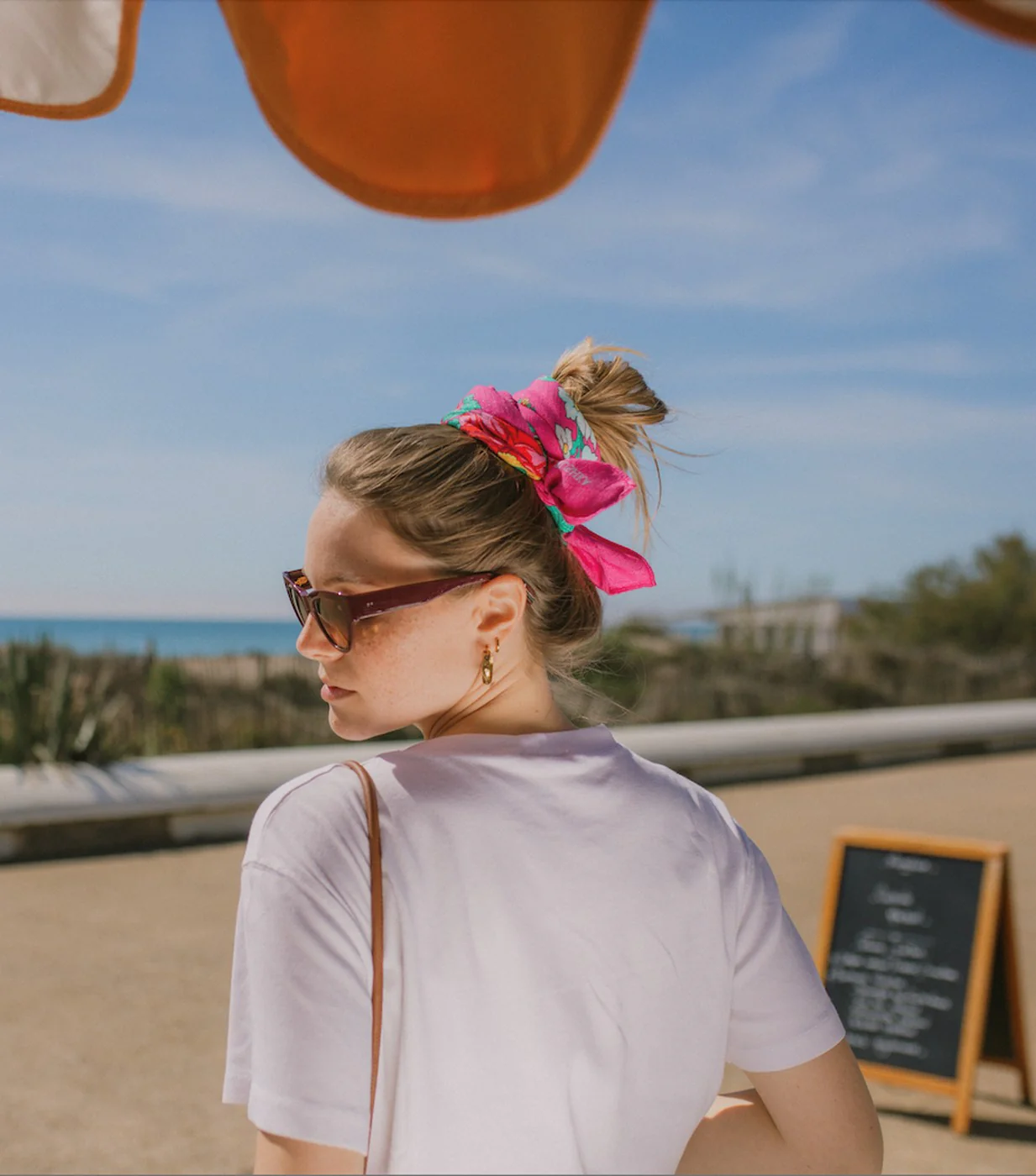 Foulard Pivonka - Rose - Image 3