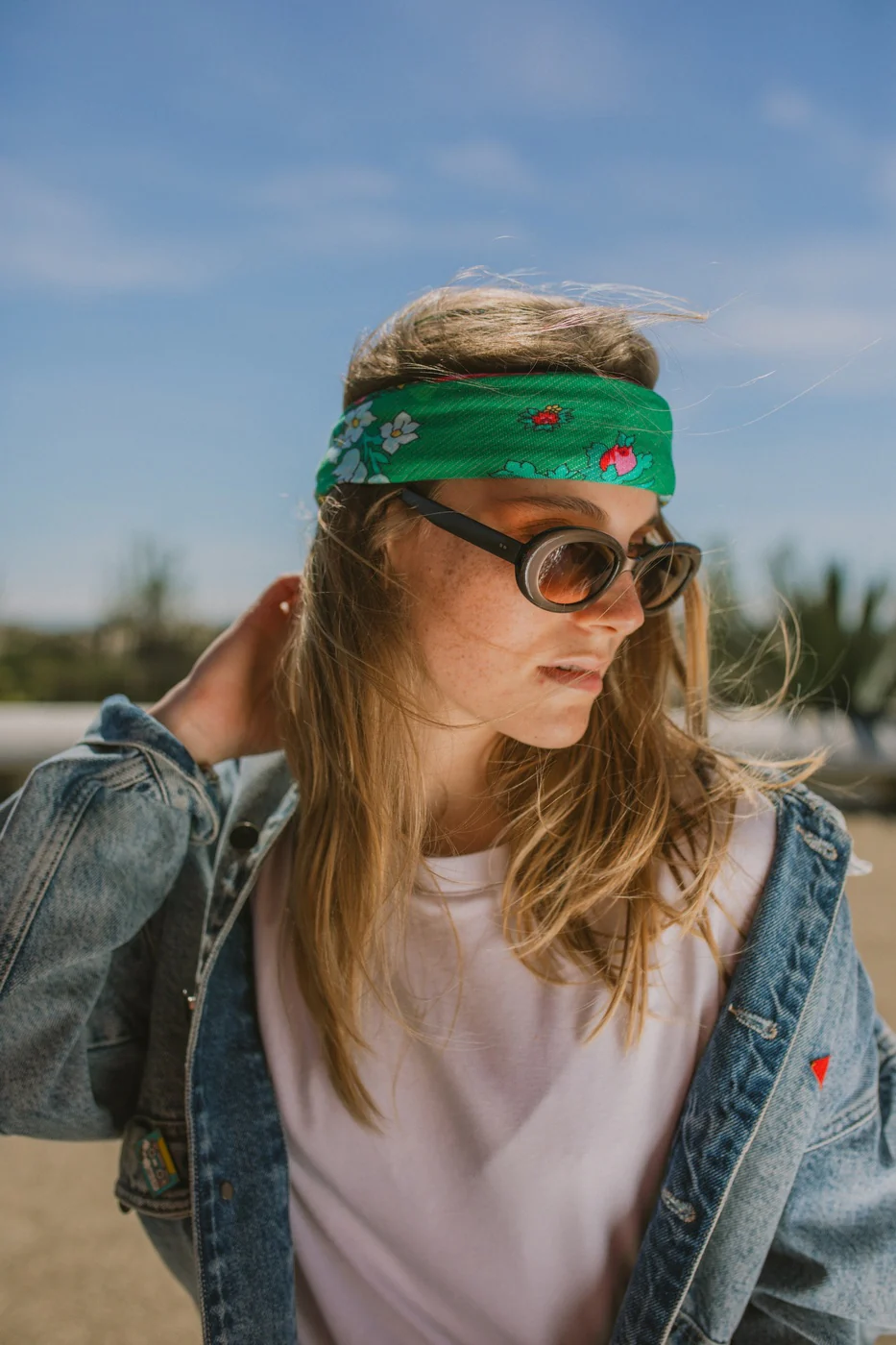 Foulard Pivonka - Vert - Image 2
