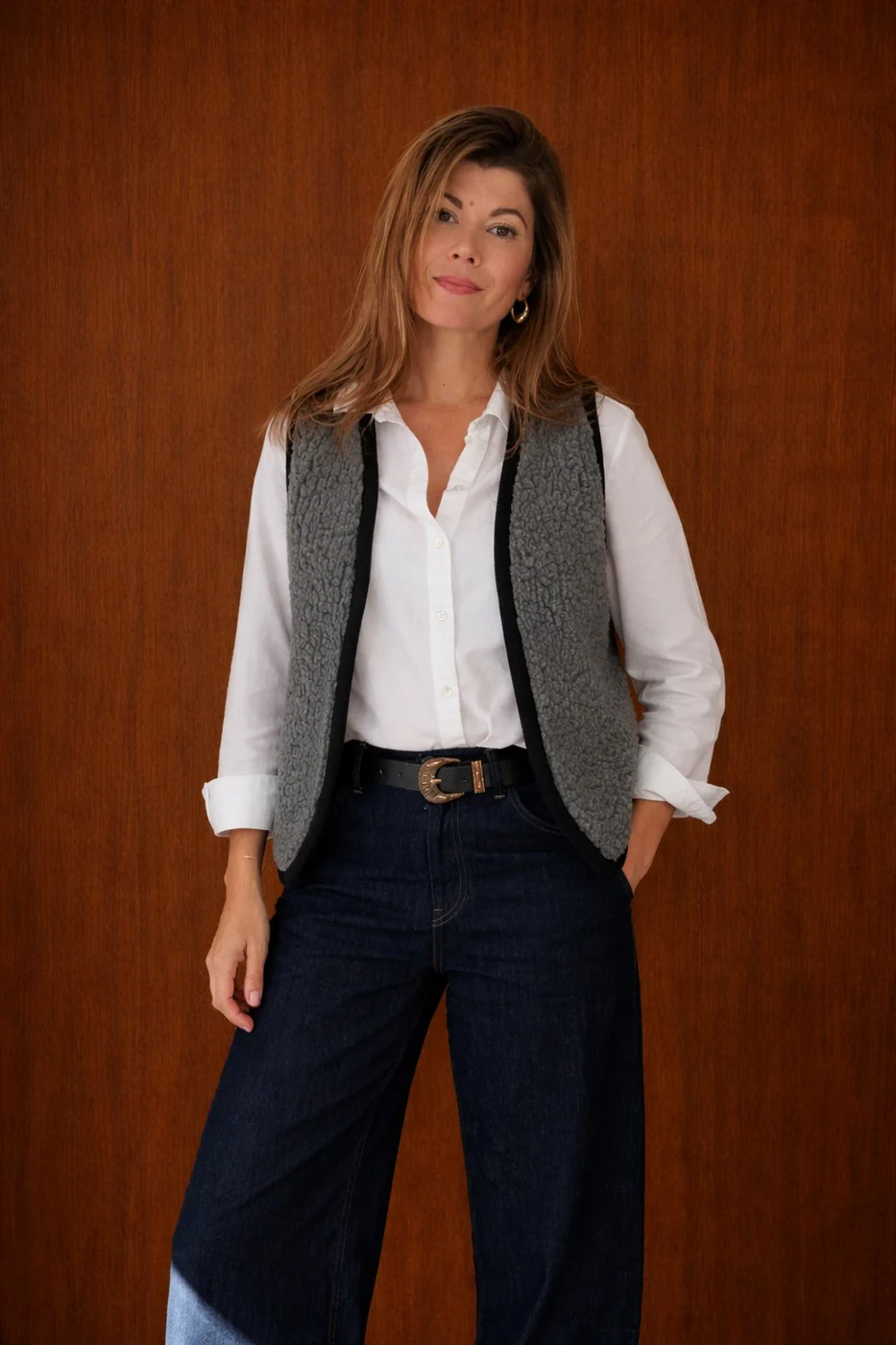 Gilet Veston - Gris Chine - Image 2