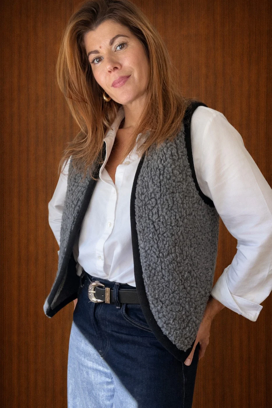 Gilet Veston - Gris Chine - Image 3