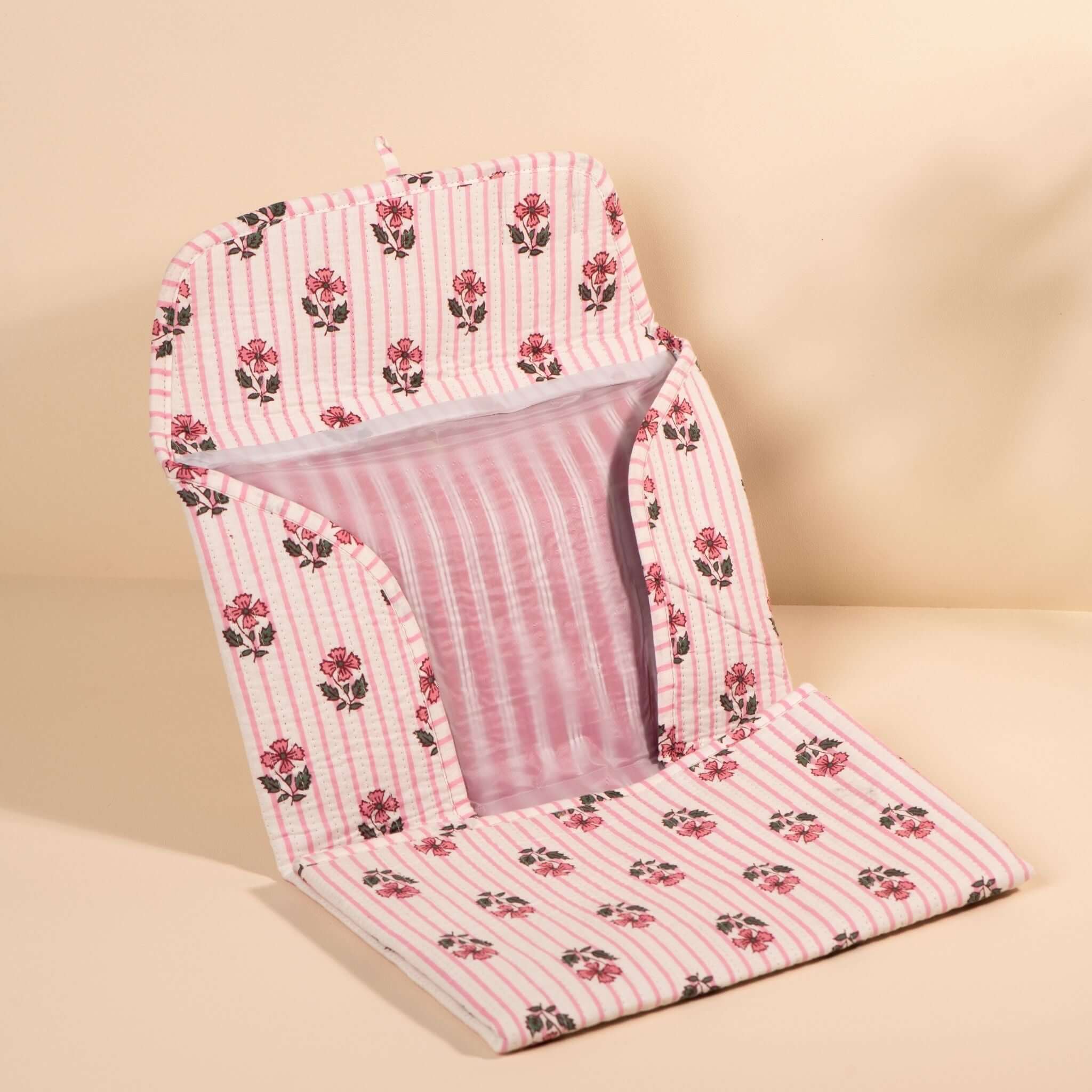 Matelas À Langer De Voyage Wulan Rose Paquerette - Image 2