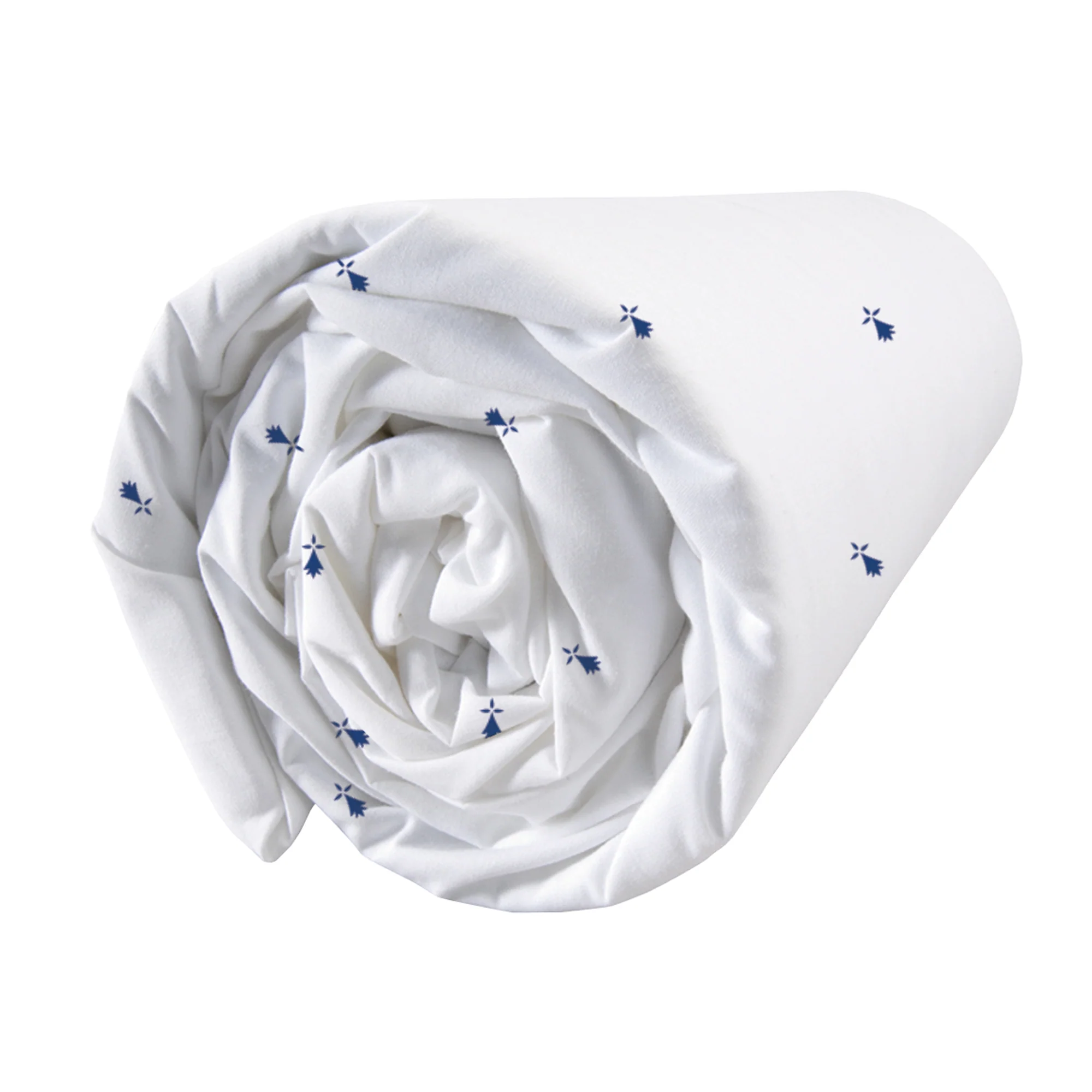 Drap Housse - Breizh - 100% Coton - Blanc - Image 4