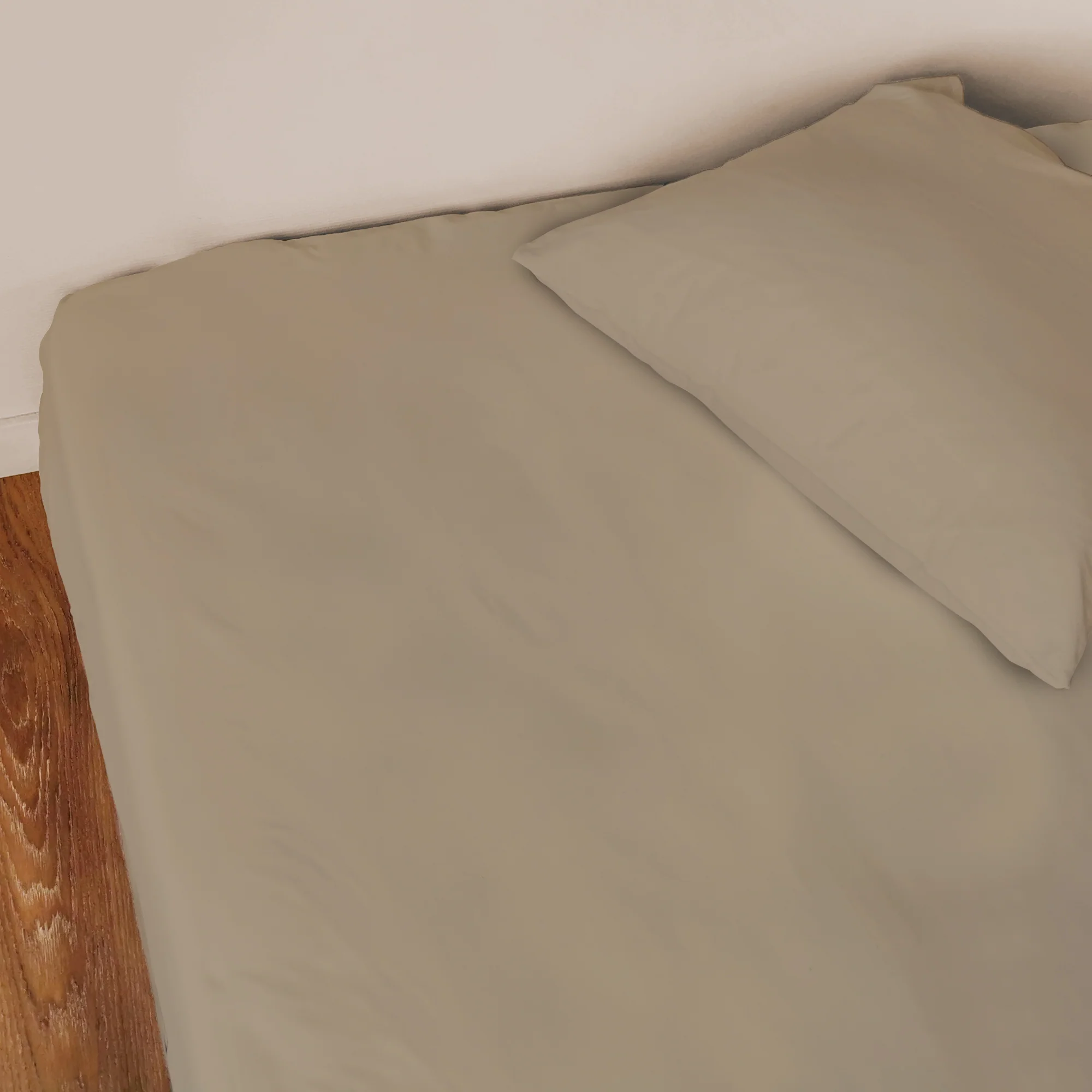 Drap Housse - Dragées Délices - 100% Coton - Taupe - Image 2