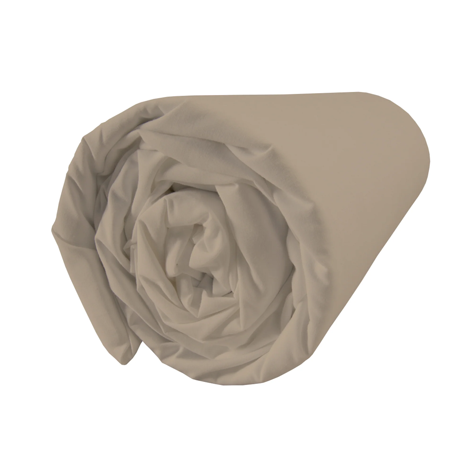 Drap Housse - Dragées Délices - 100% Coton - Taupe - Image 4