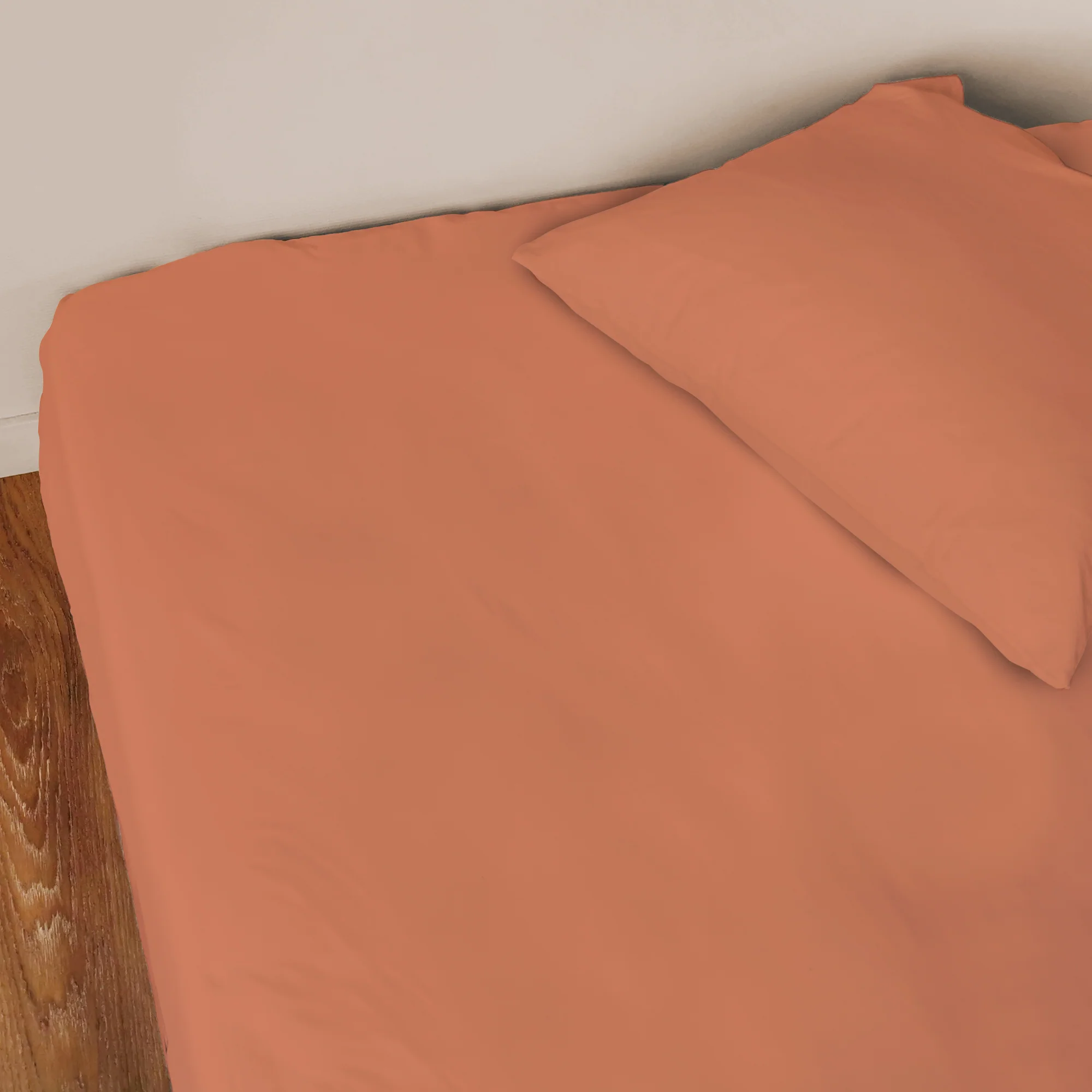 Drap Housse - Dragées Délices - 100% Coton - Terre Cuite - Image 3