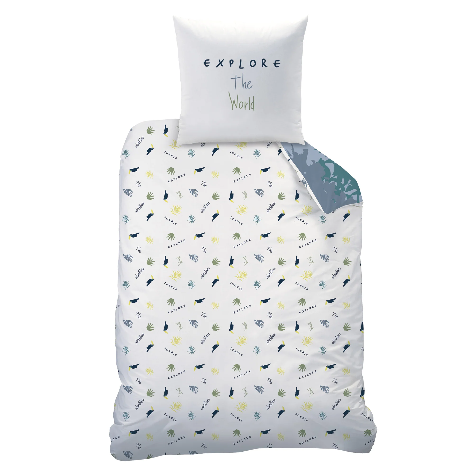 Parure De Lit - Explorateur - 100% Coton - Gris - Image 4