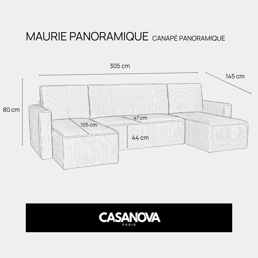 Canapé Panoramique - Maurie - Image 10