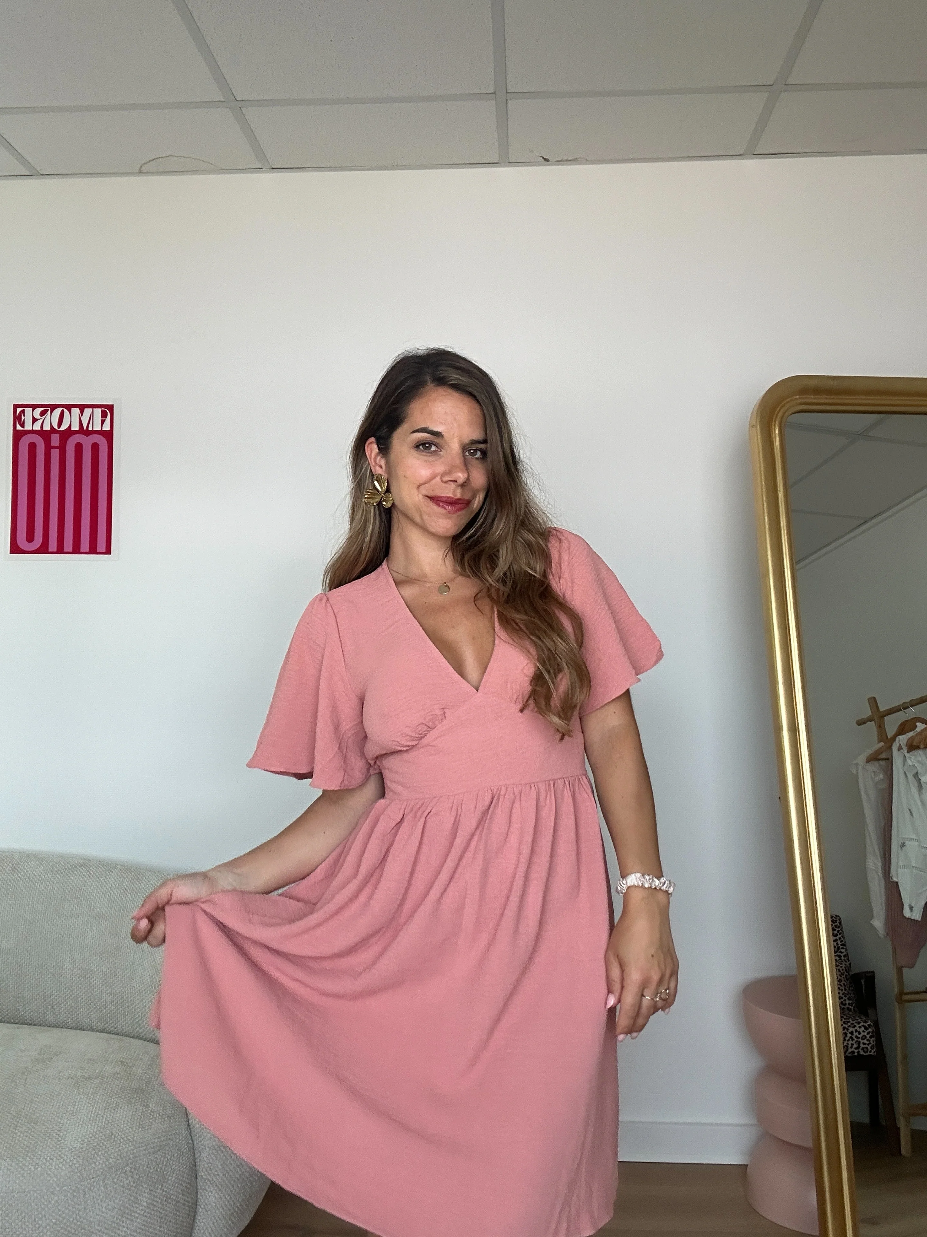 Mini Robe Marbella - Rose - Image 4