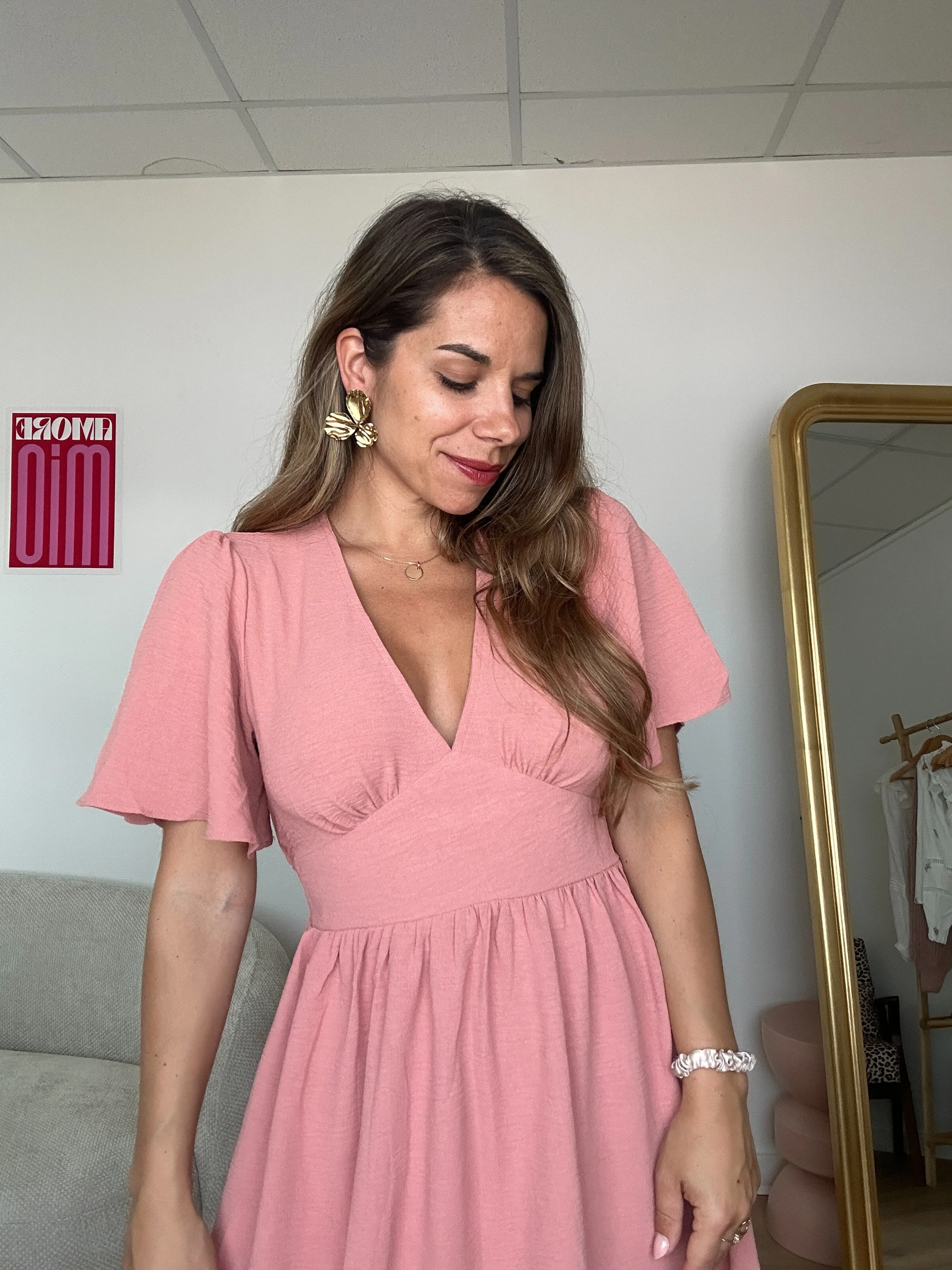 Mini Robe Marbella - Rose - Image 5