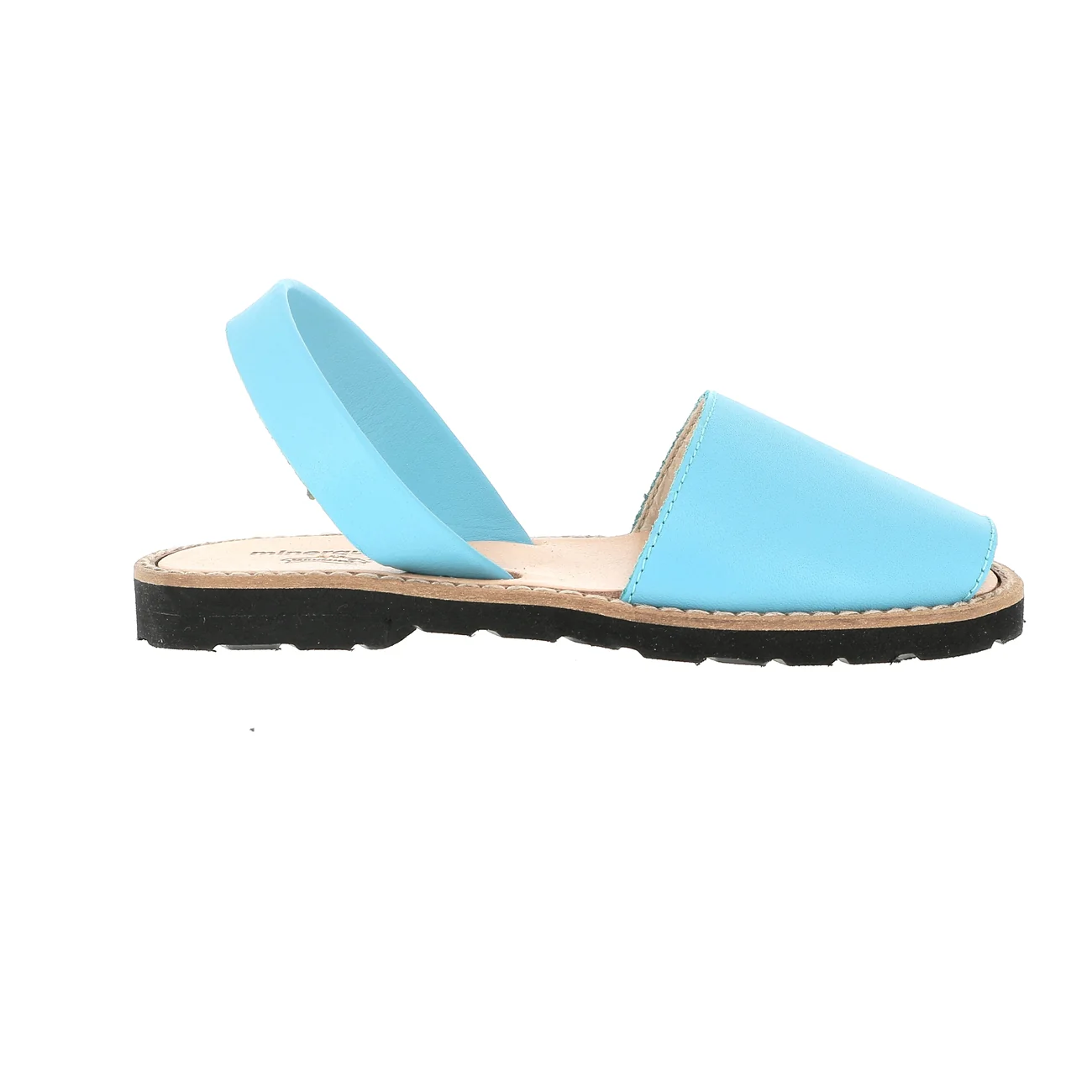 Sandales Avarca Cuir Aqua - Bleu - Image 2