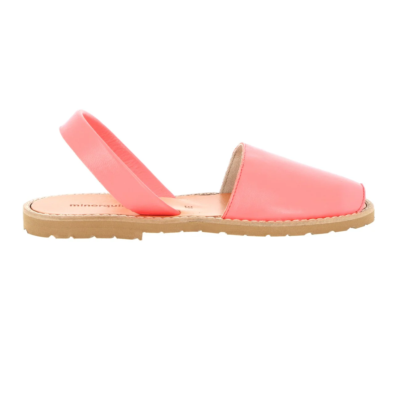 Sandales Avarca Cuir Coral - Rose - Image 3