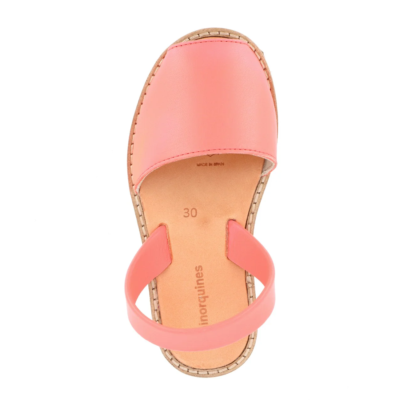 Sandales Avarca Cuir Coral - Rose - Image 6
