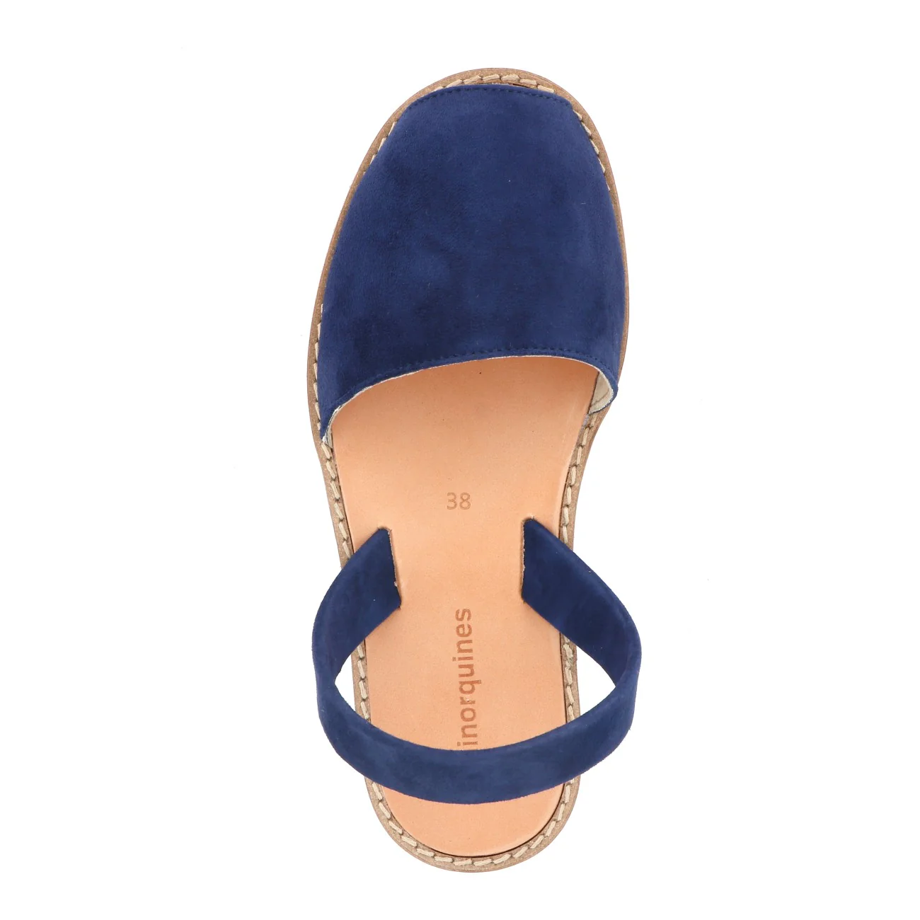 Sandales Avarca Daim Purple - Bleu - Image 2
