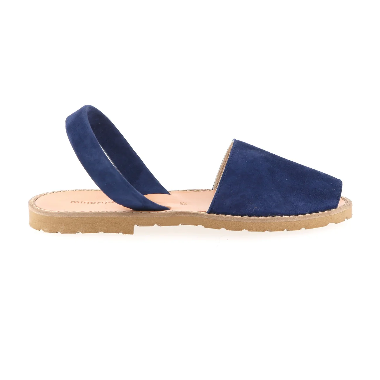 Sandales Avarca Daim Purple - Bleu - Image 3