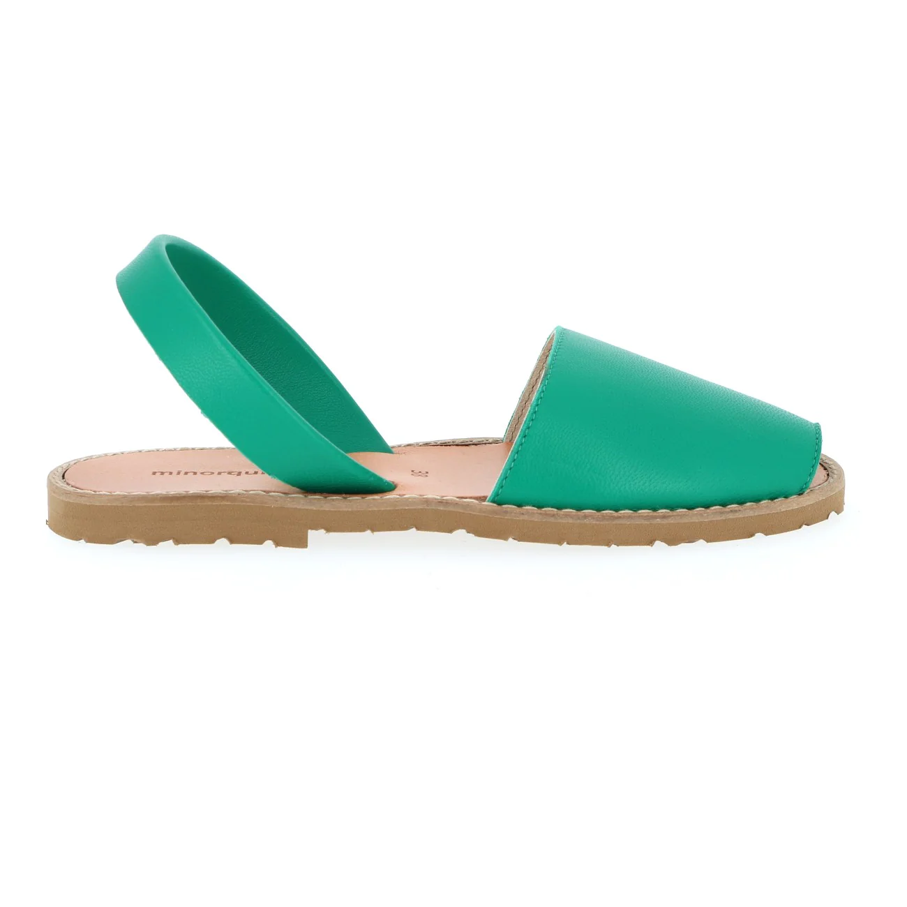 Sandales Avarca Cuir Emerald - Vert - Image 3