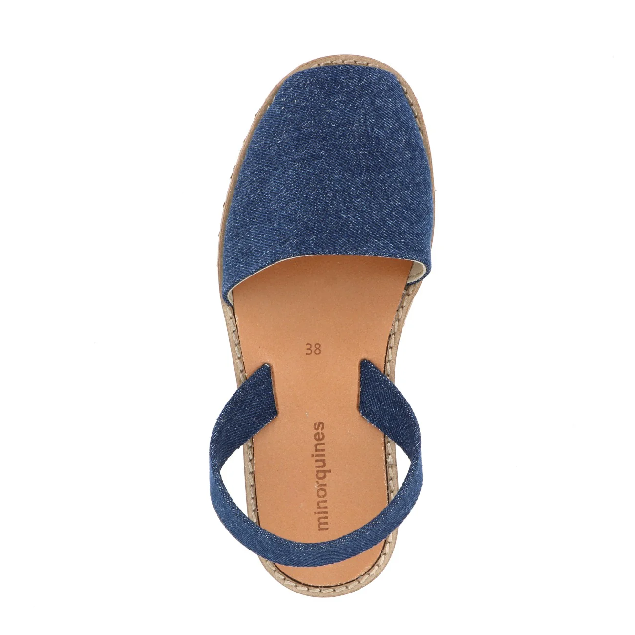 Sandales Avarca Jean Brut - Bleu - Image 2