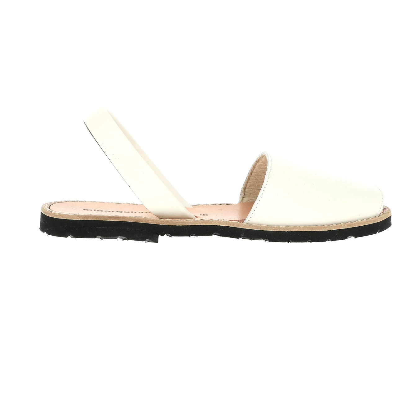 Sandales Avarca Cuir Salinas - Beige - Image 3