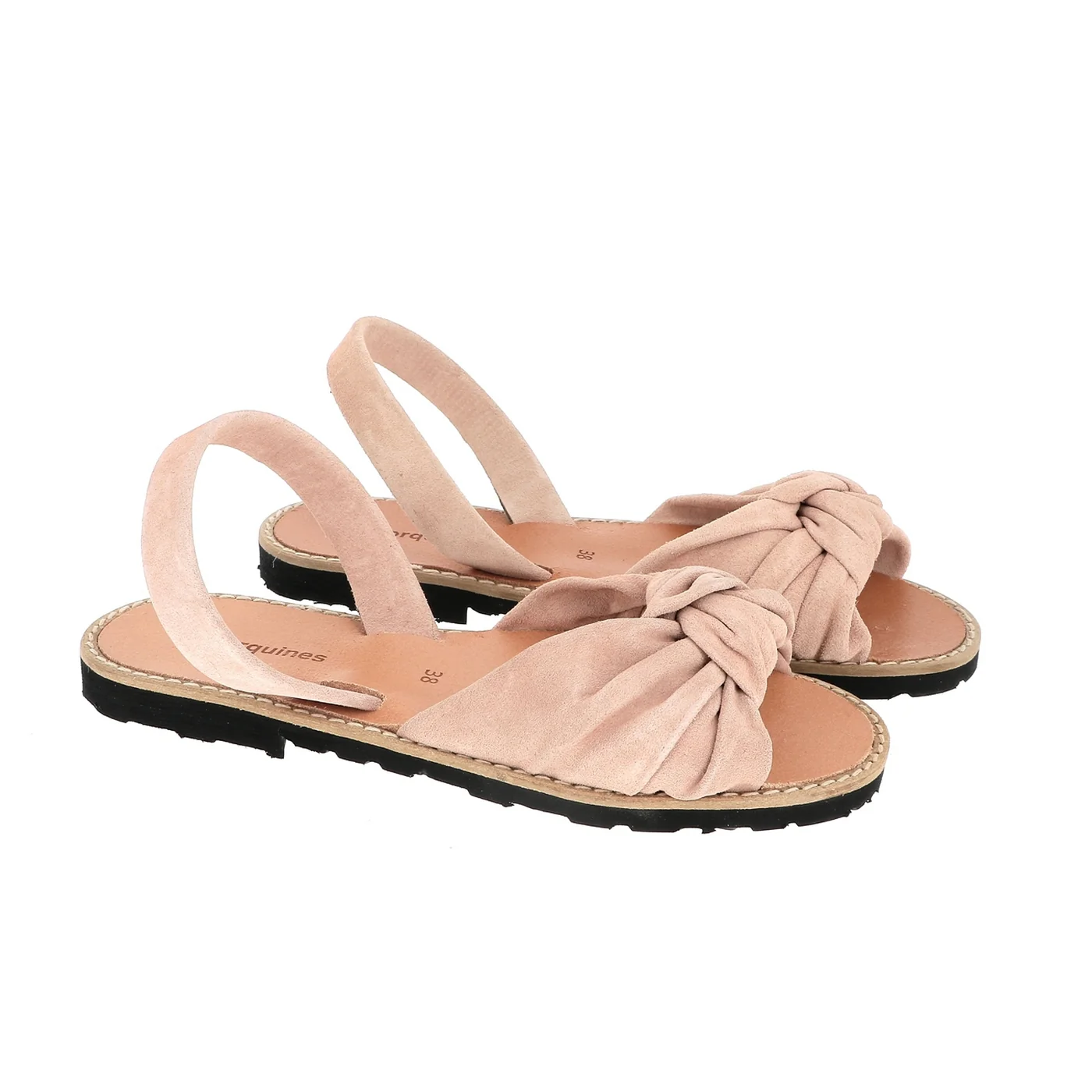 Sandales Avarca Bahia Velours Rose - Rose - Image 3
