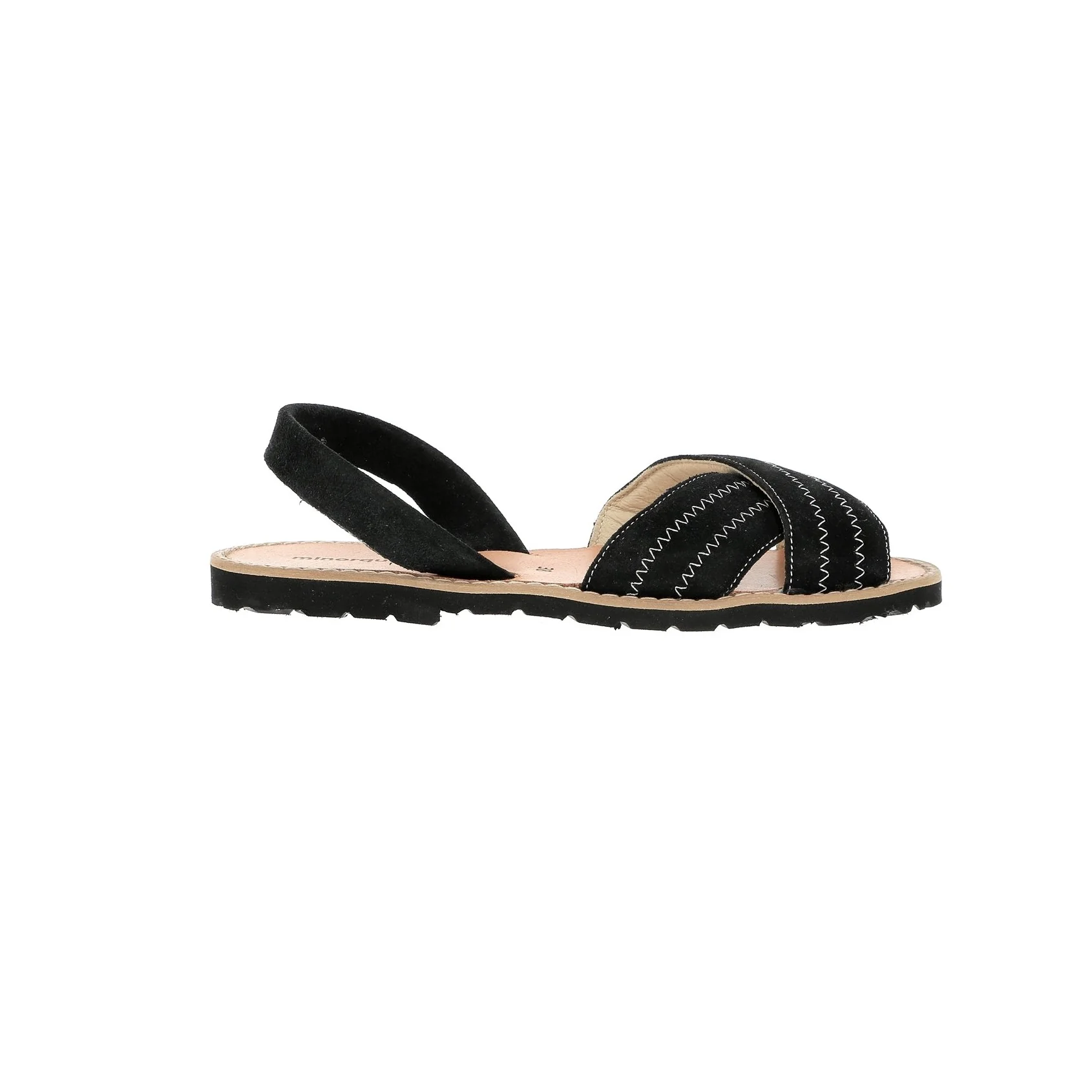 Sandales Avarca Berlin Velours Negro - Noir - Image 3