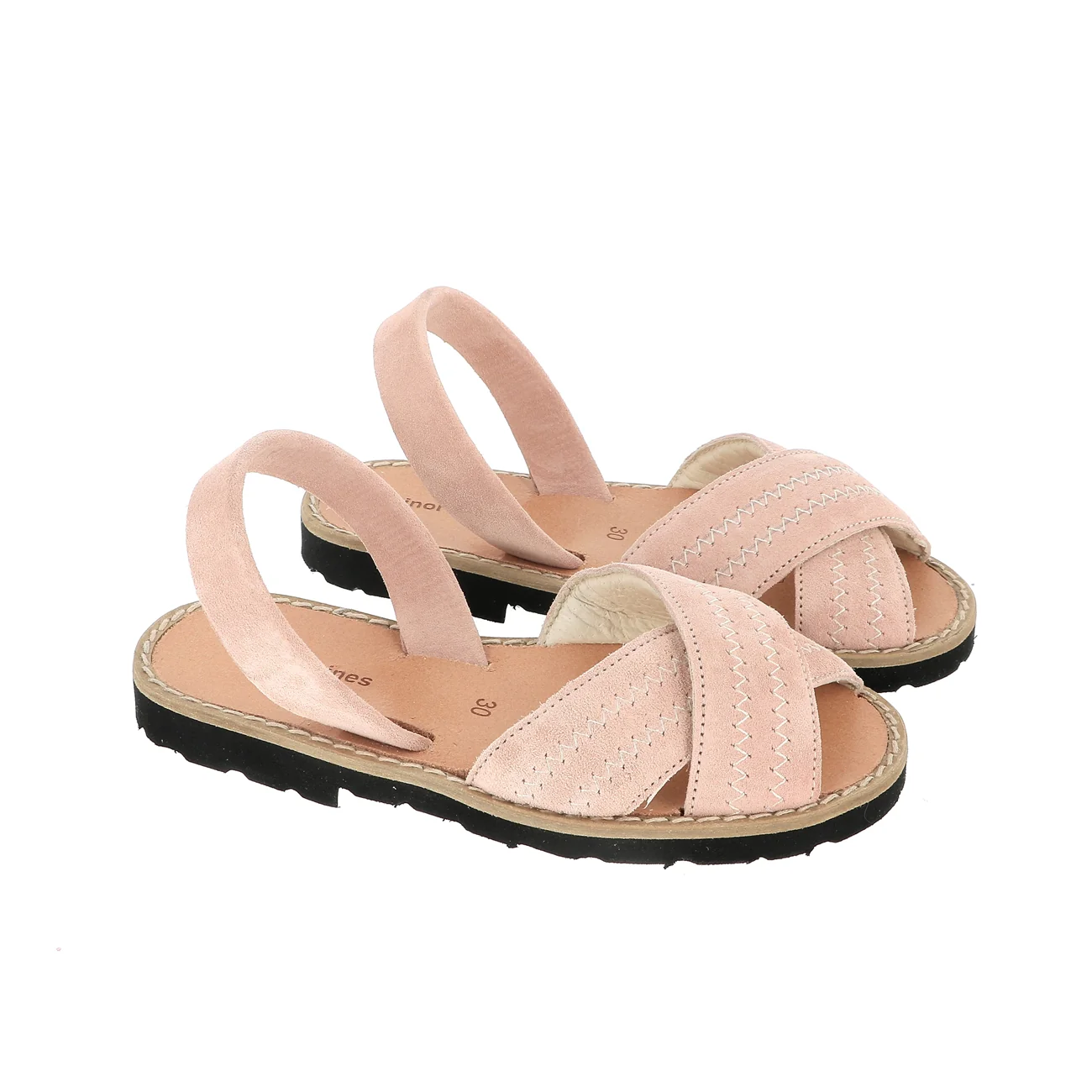Sandales Avarca Berlin Velours Rose - Rose - Image 4