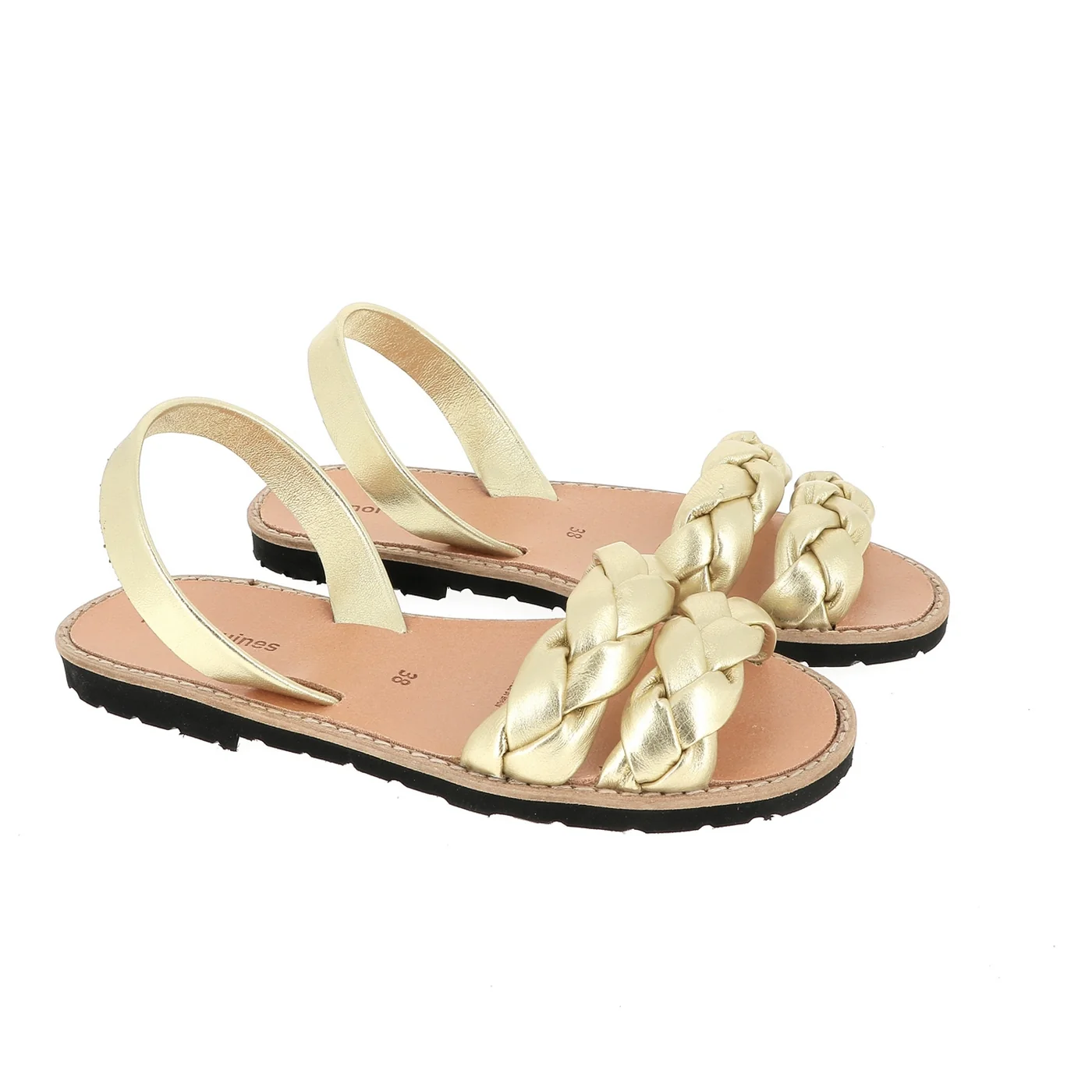 Sandales Avarca Cabrera Métal Oro - Doré - Image 6