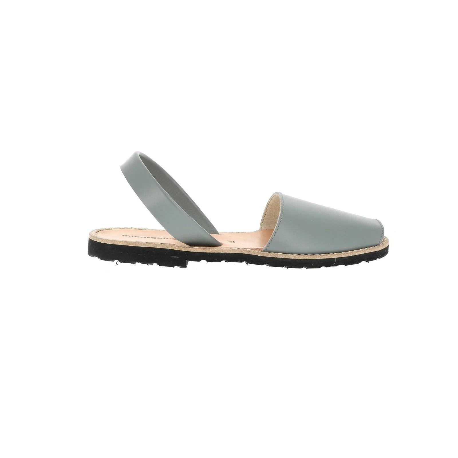 Sandales Avarca Cuir Souris - Gris - Image 2