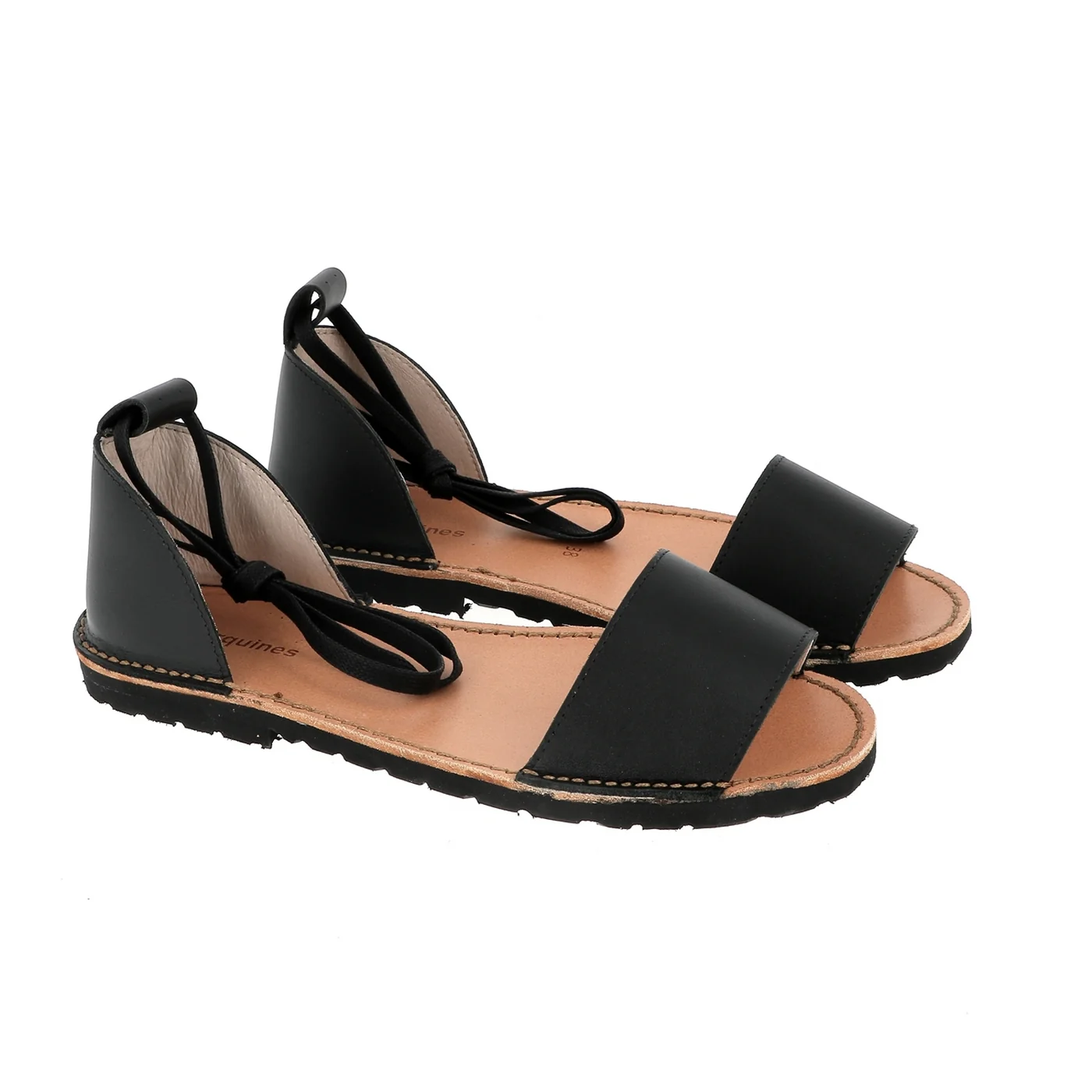 Sandales Avarca Deia Cuir Negro - Noir - Image 5