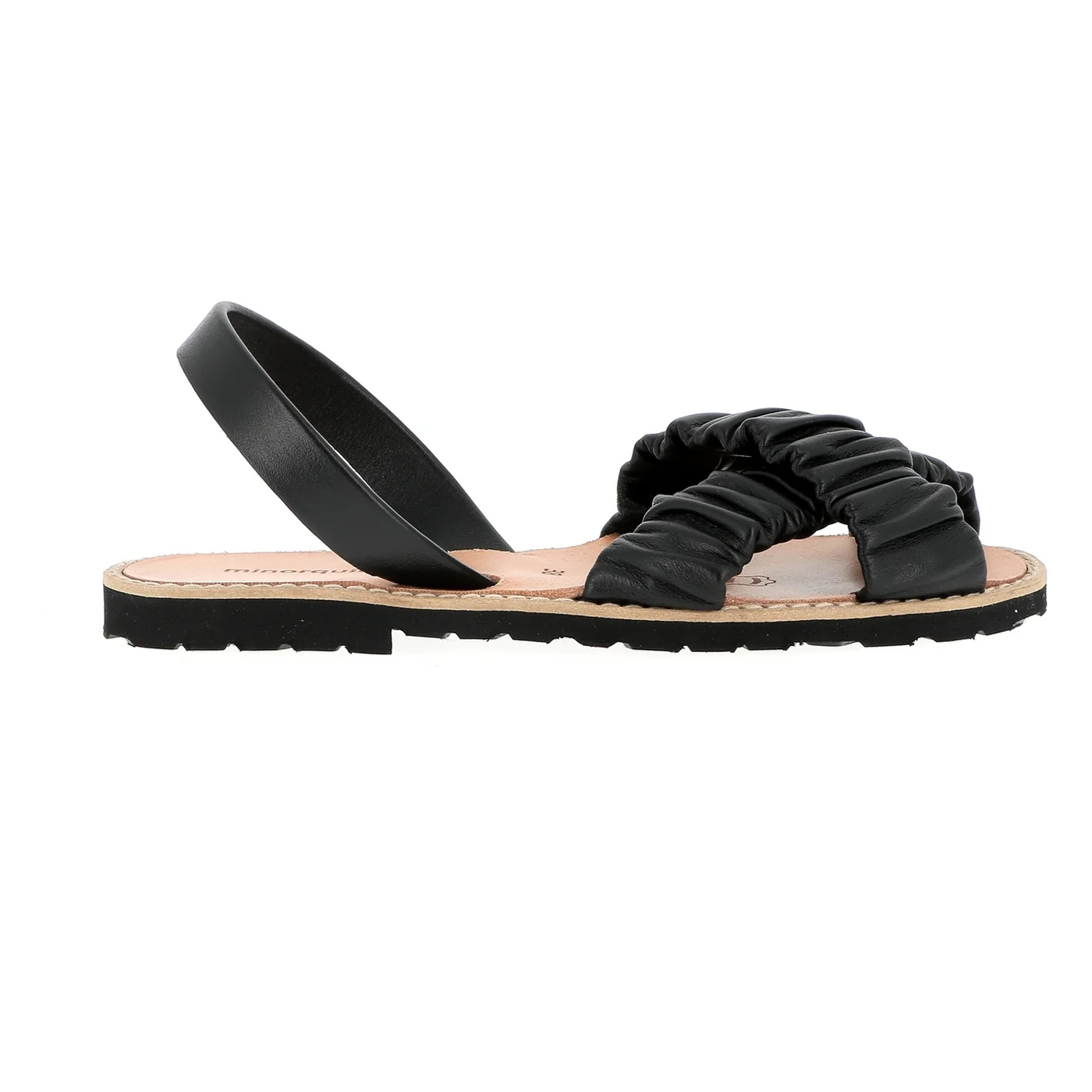 Sandales Avarca Illueca Cuir Negro - Noir - Image 2