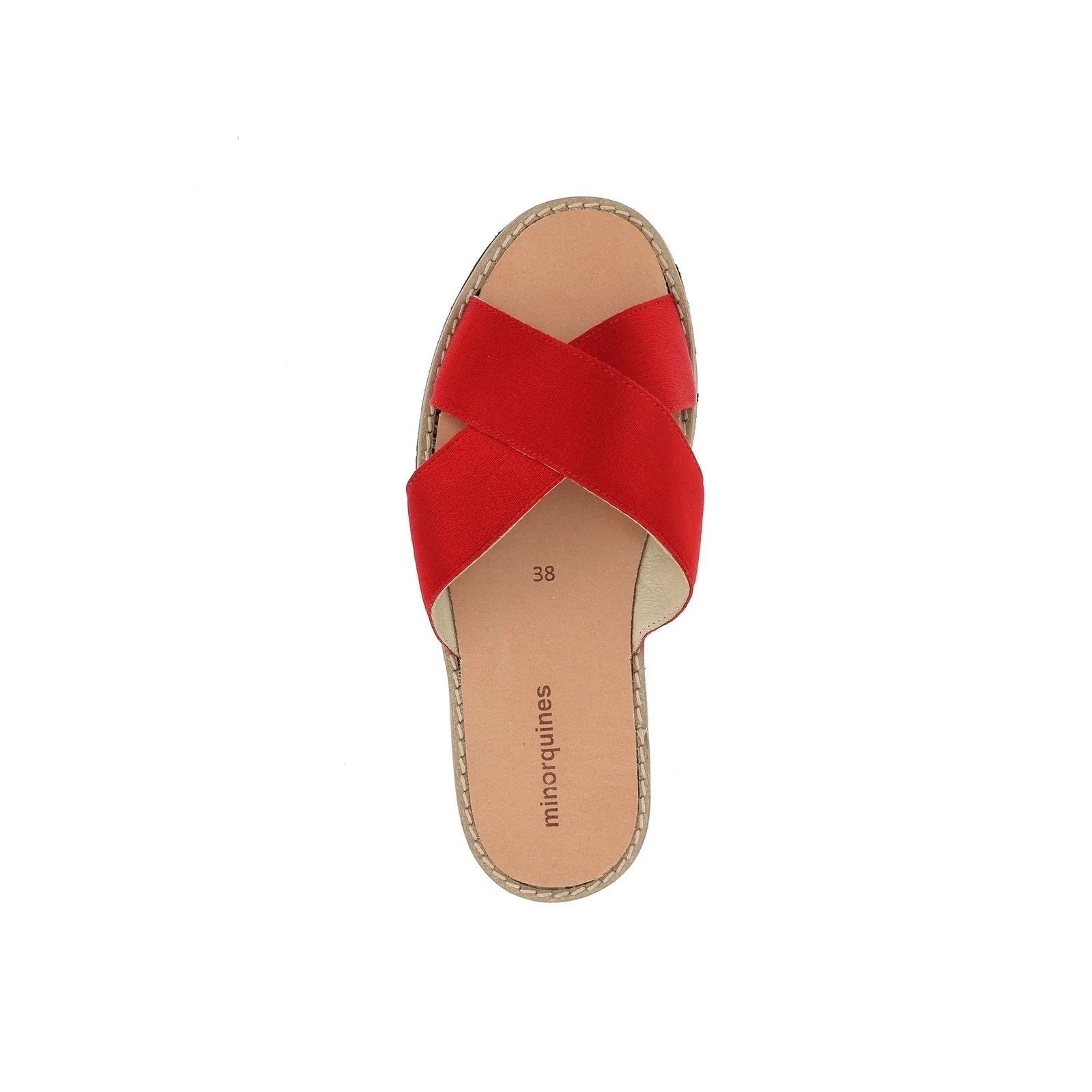 Sandales Avarca Mule Rafel Galon Rouge - Rouge - Image 2