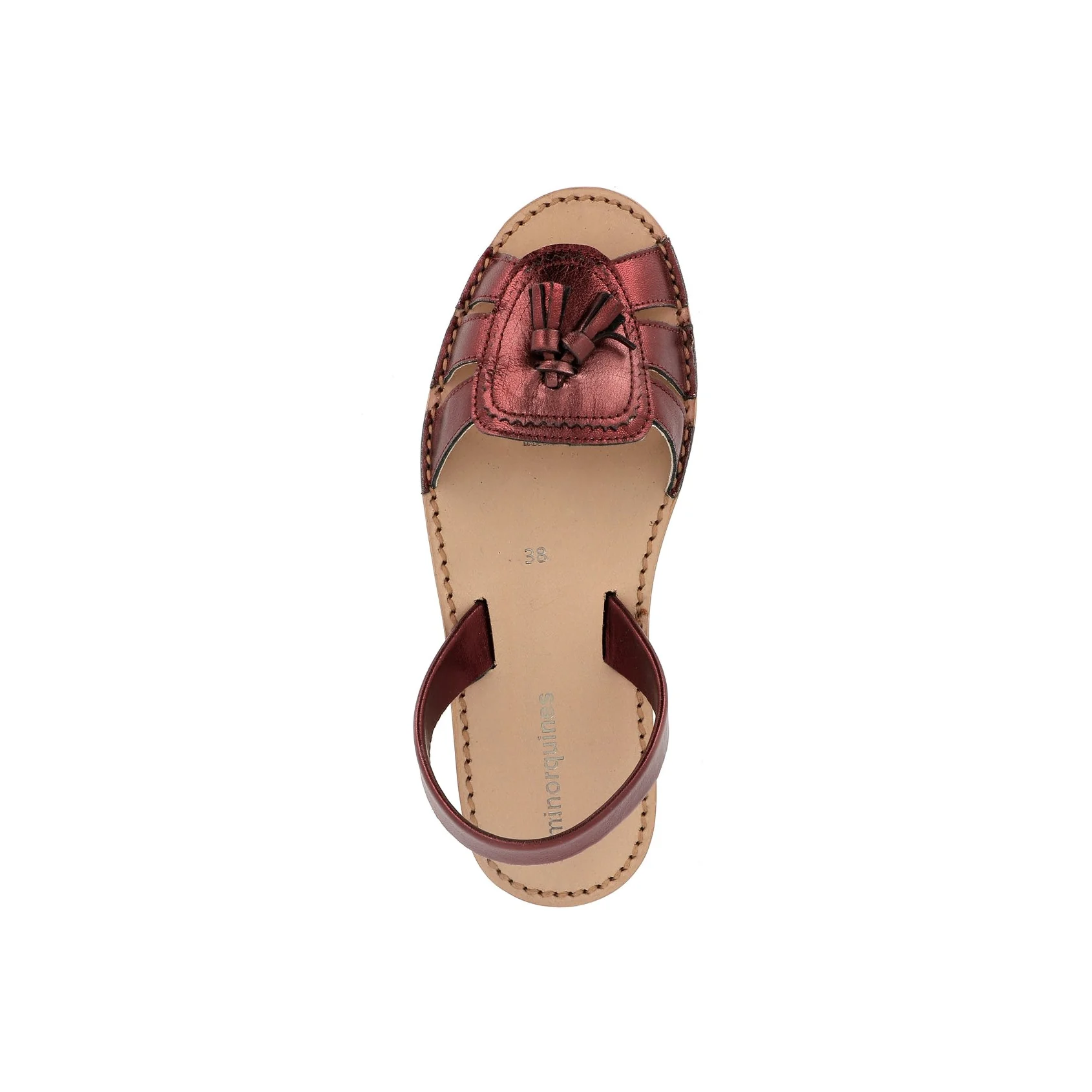 Sandales Avarca Neo 2 Laminé Bordeaux - Bordeaux - Image 3