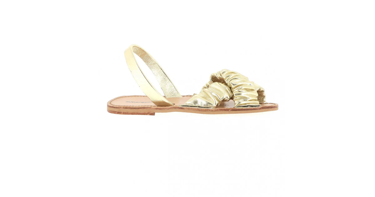 Sandales Avarca Neo Illueca Métal Oro - Doré - Image 3