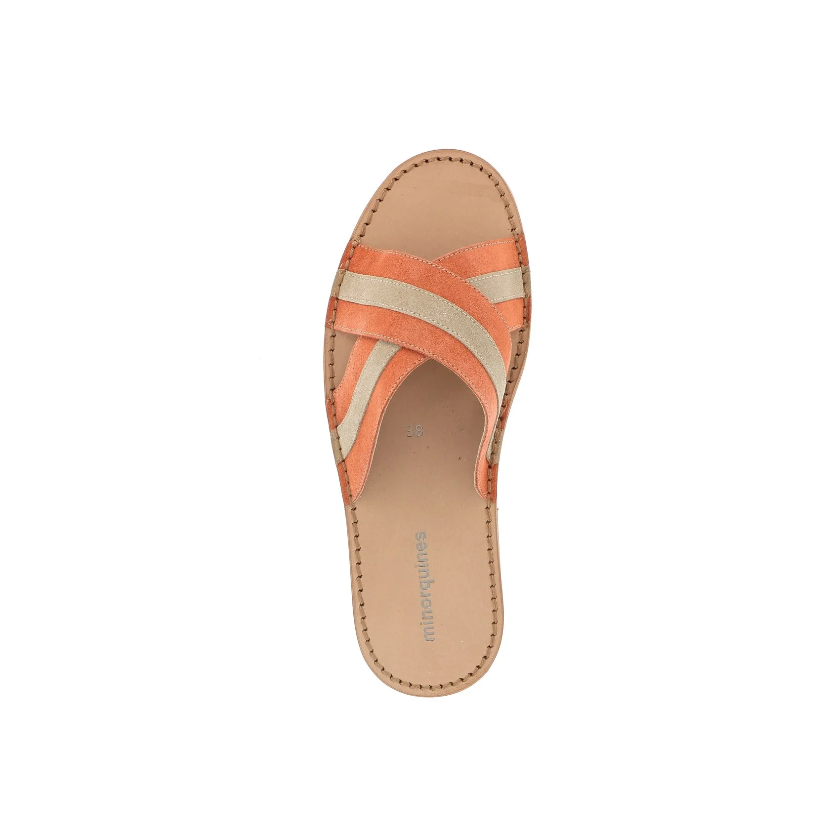 Sandales Avarca Neo Mule Cap Velours Corail - Rose - Image 3